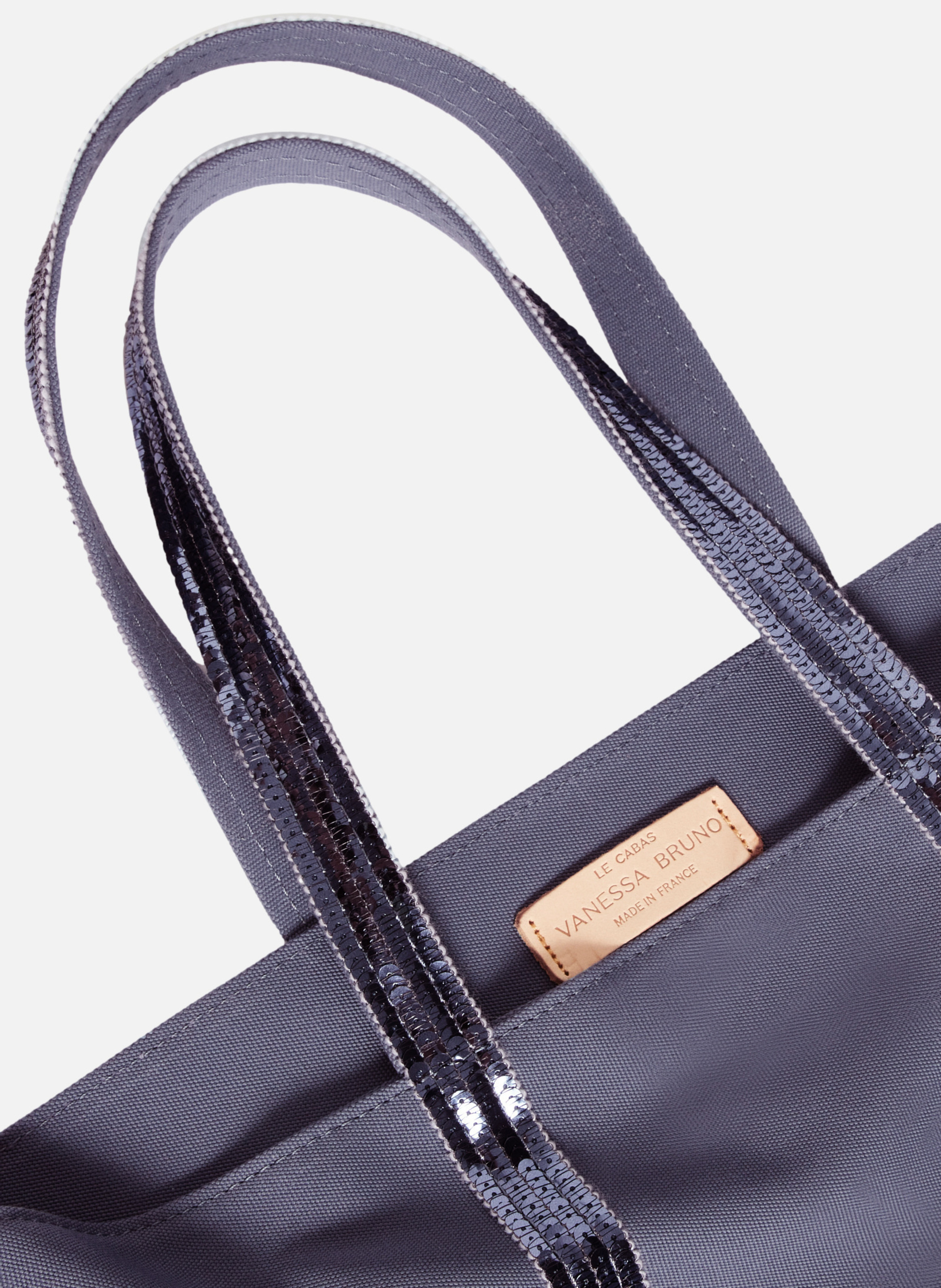 Cabas m zippé en toile VANESSA BRUNO Bleu