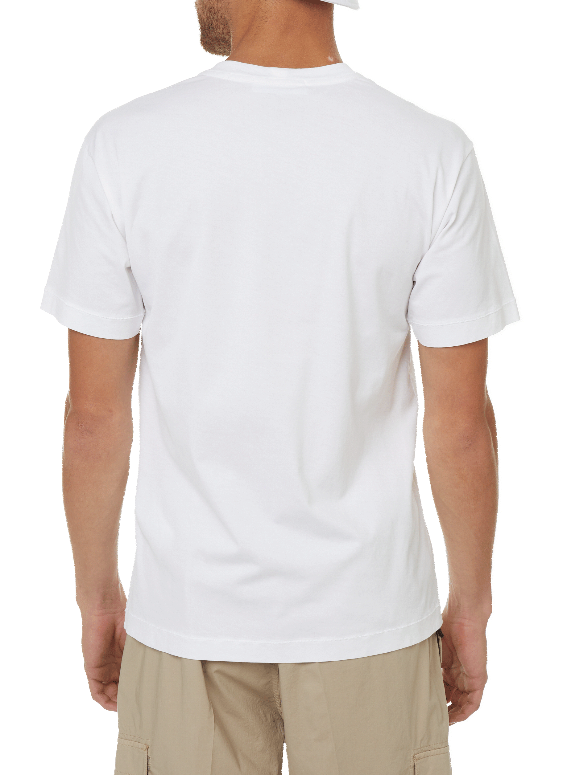 T-shirt en coton STONE ISLAND Blanc