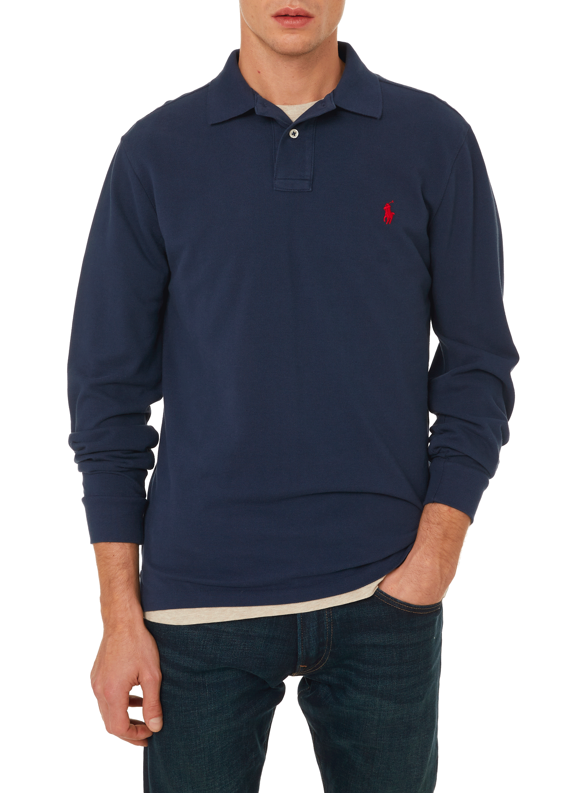 Long-sleeved polo shirt POLO RALPH LAUREN Blue