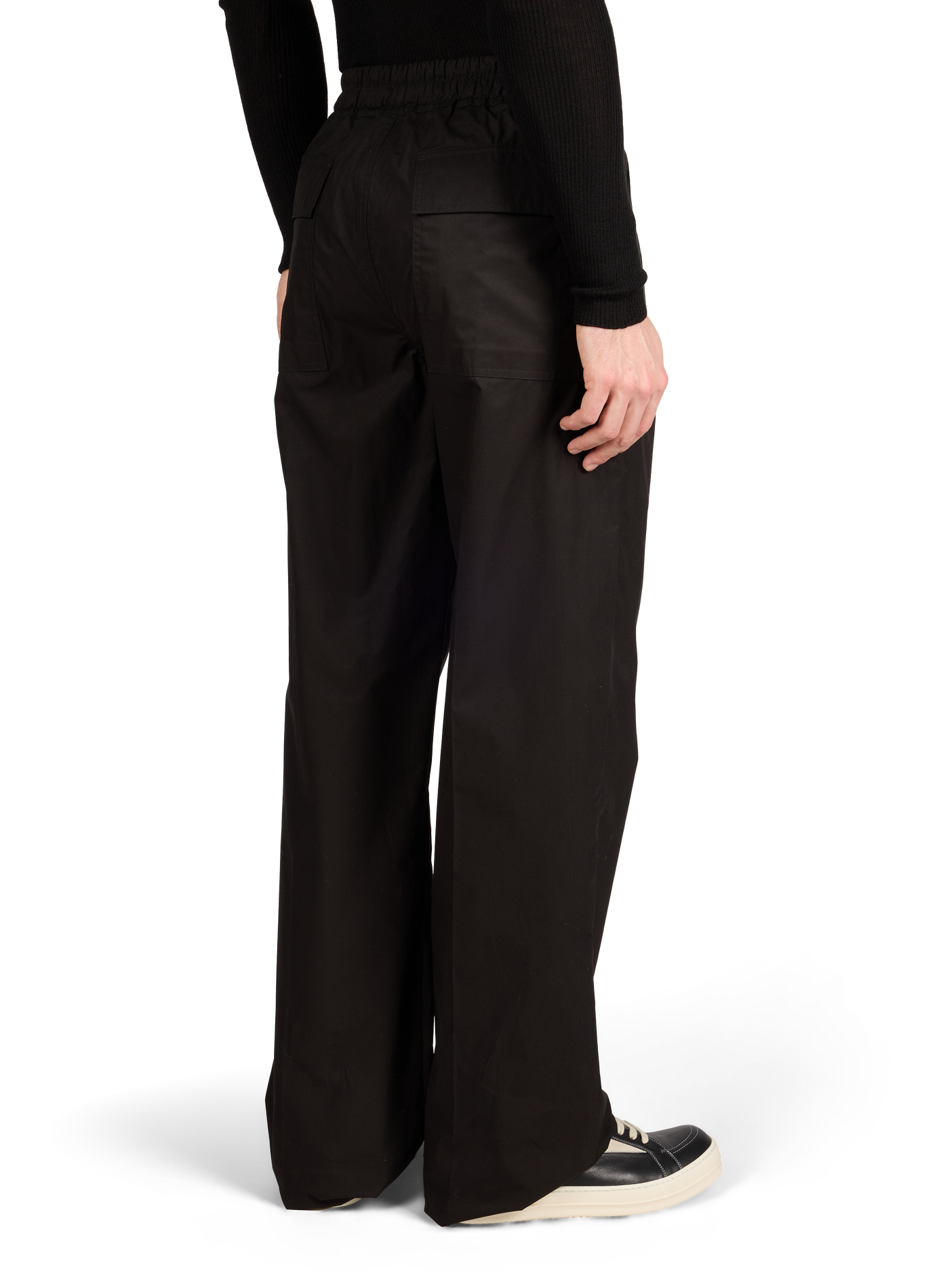 Straight wool trousers RICK OWENS Black