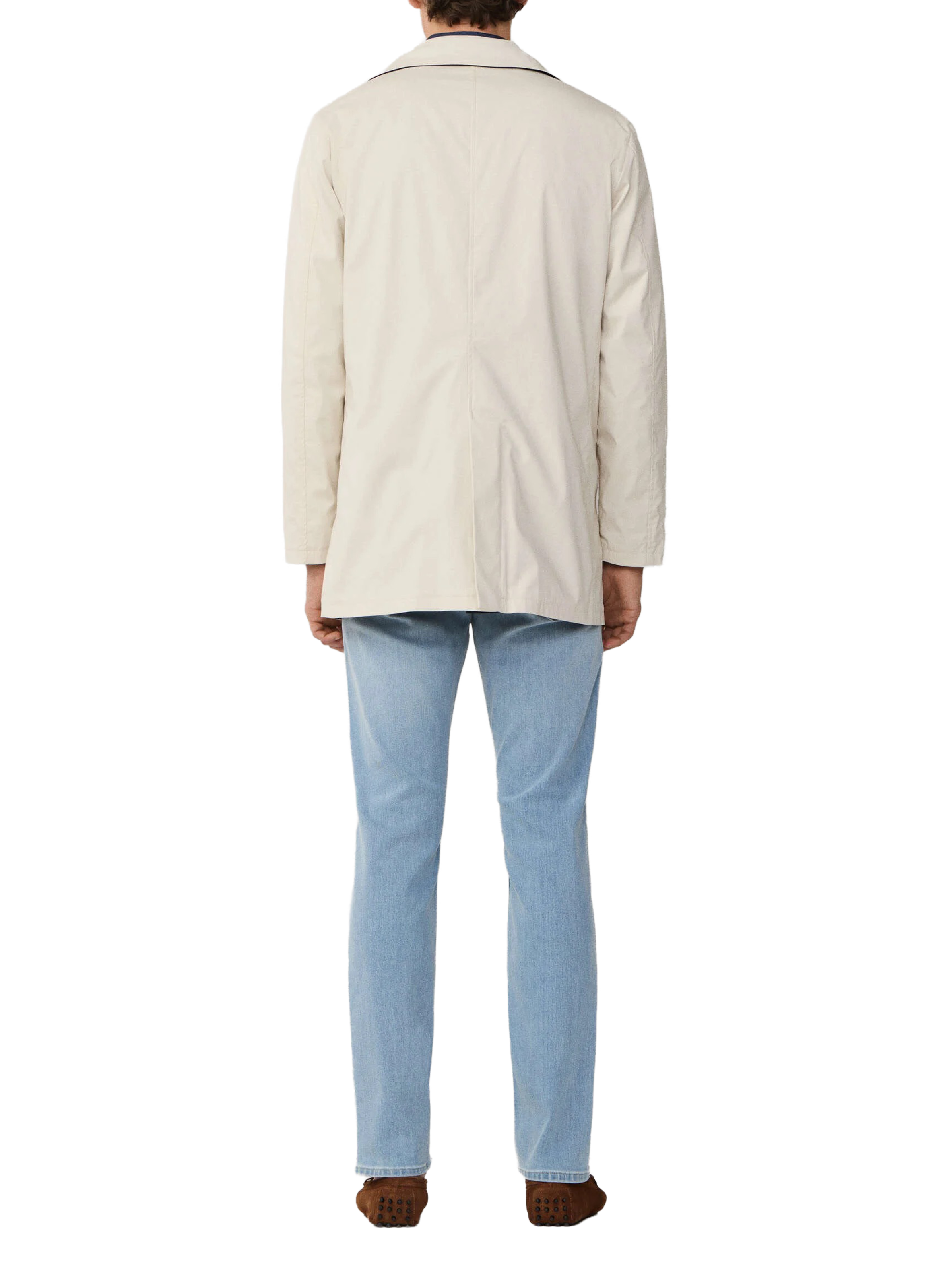 Trench réversible en coton mélangé FACONNABLE Bleu