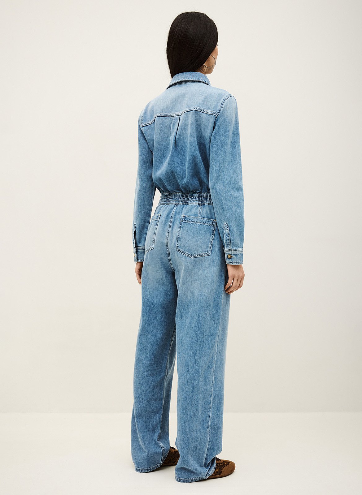 Combinaison pantalon en jean myrella BA&SH Bleu