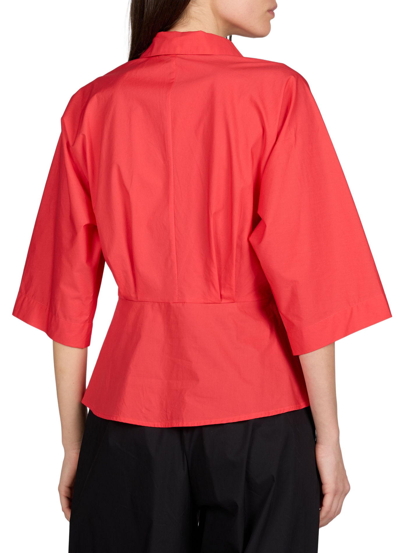 Chemise manches courtes en coton  OBJECT Beige