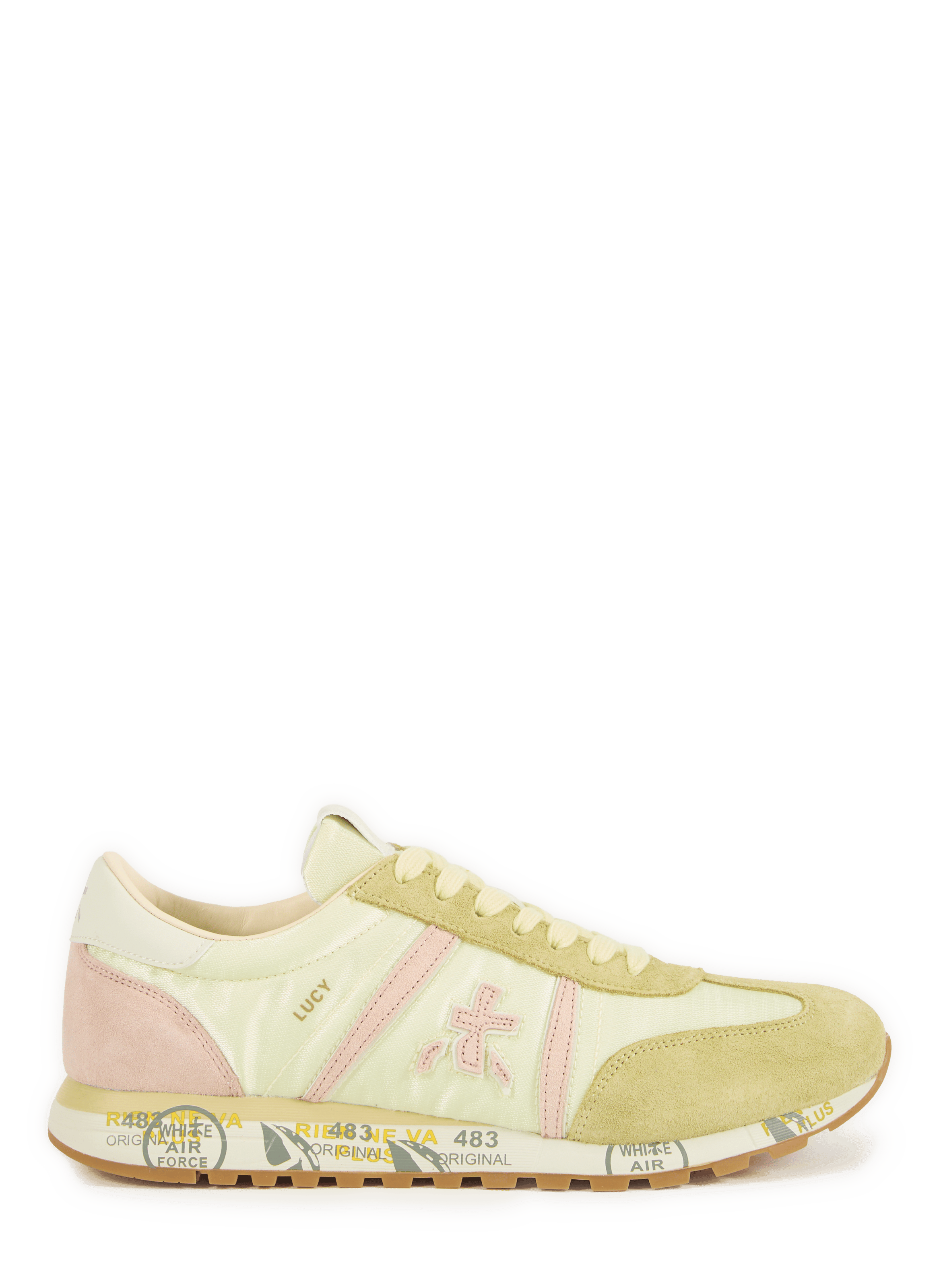 Baskets basses Lucyd à logo PREMIATA Jaune