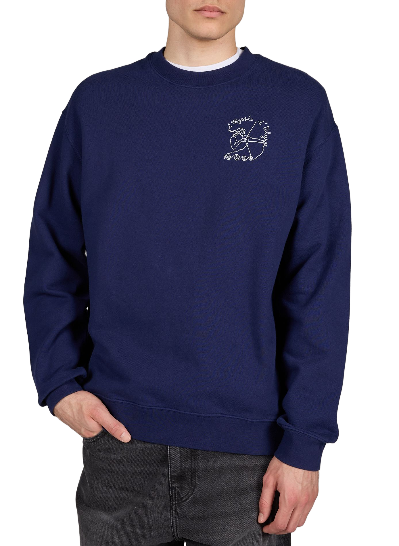 Sweatshirt Ledru Ulysse en coton organique MAISON LABICHE Bleu