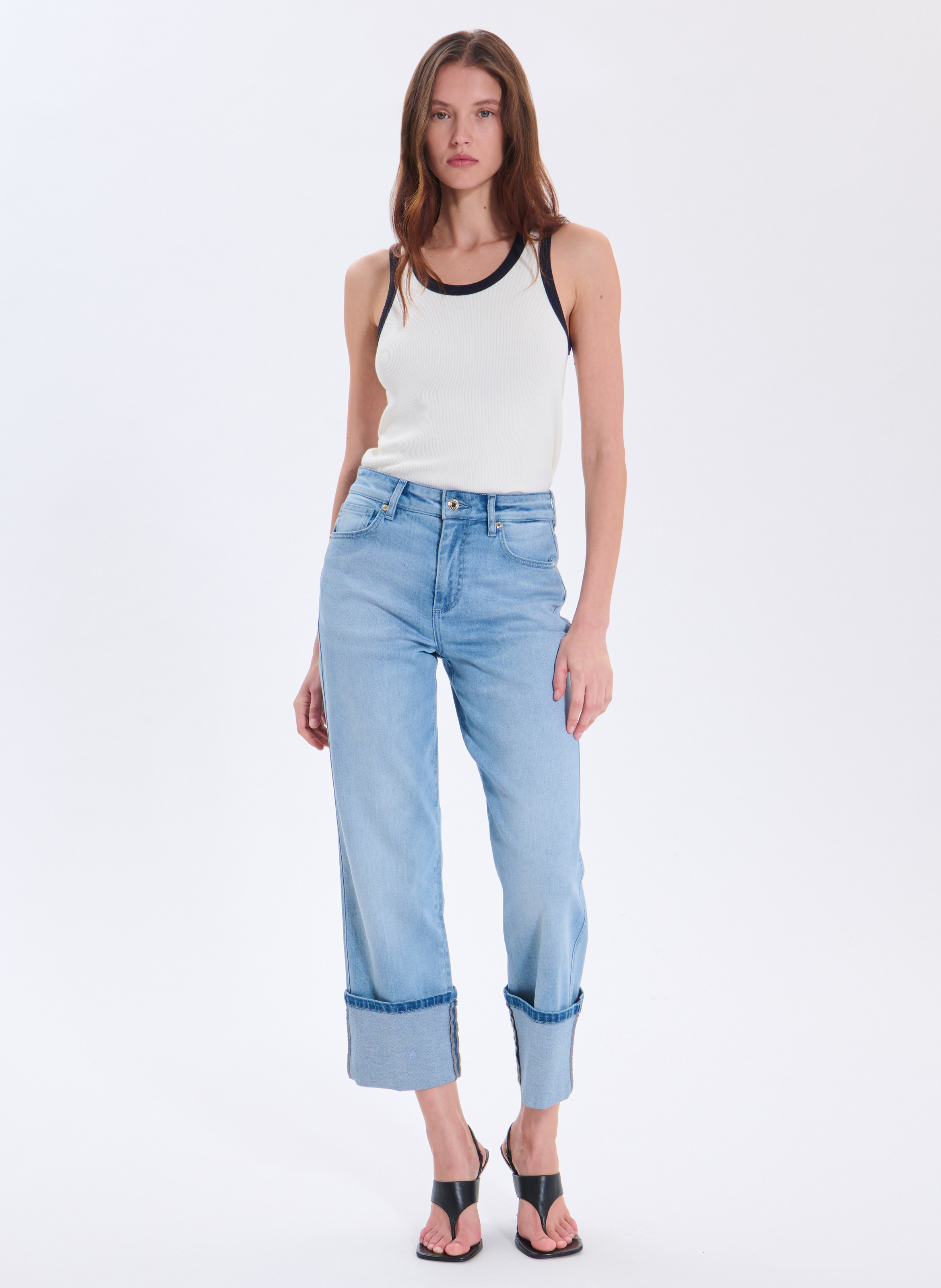 Jeans  popus ZAPA Bleu