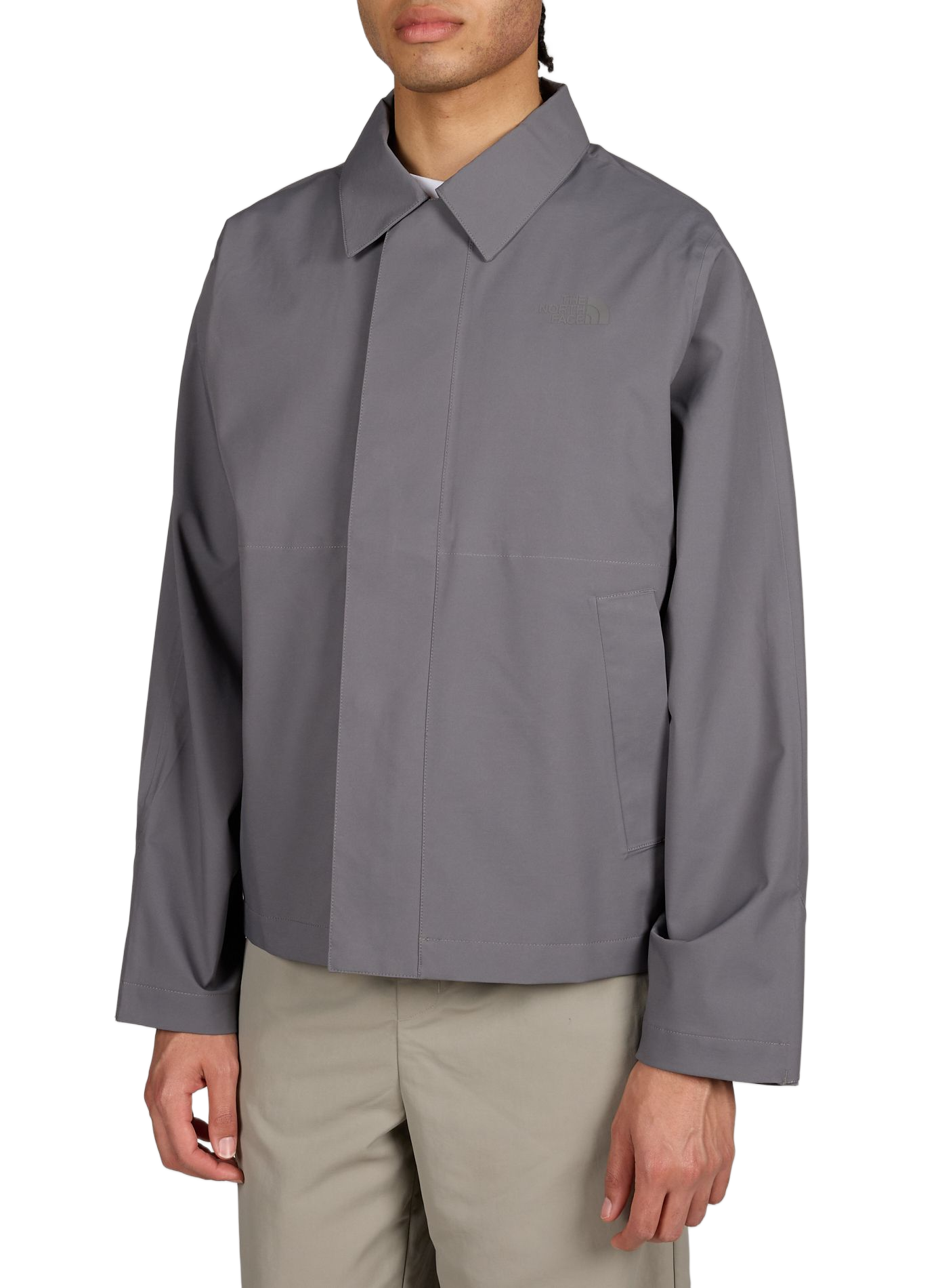 Jacket with classic collar and removable inner vest THE NORTH FACE Grey