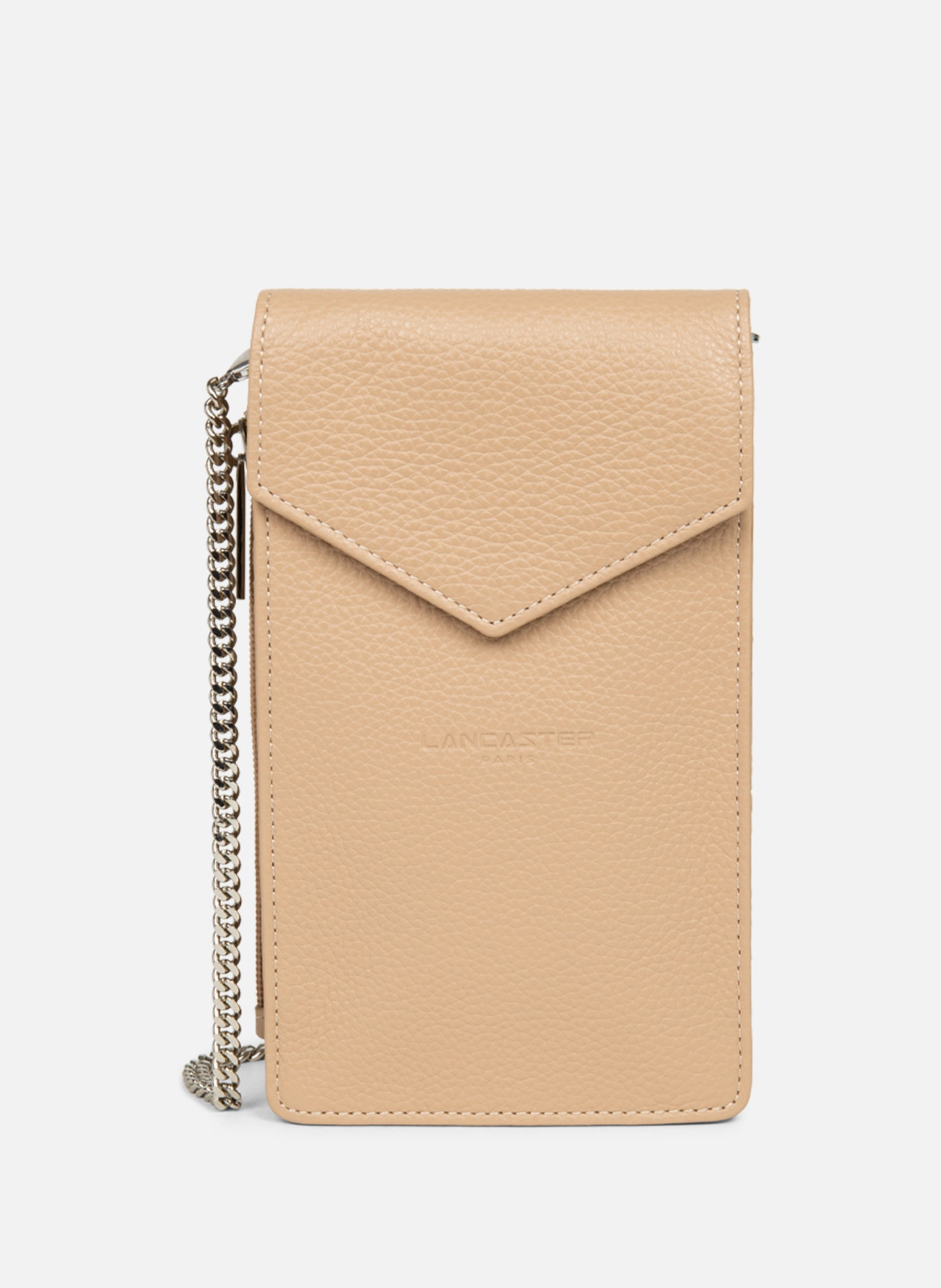 Pochette smartphone - foulonné pm LANCASTER Beige