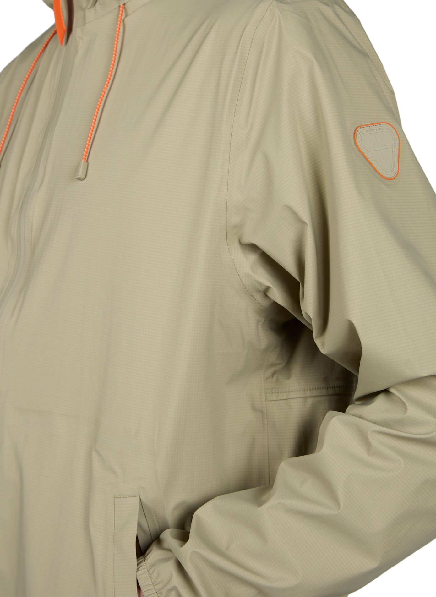 Veste Milano à capuche droite unie GERTRUDE ET GASTON Beige