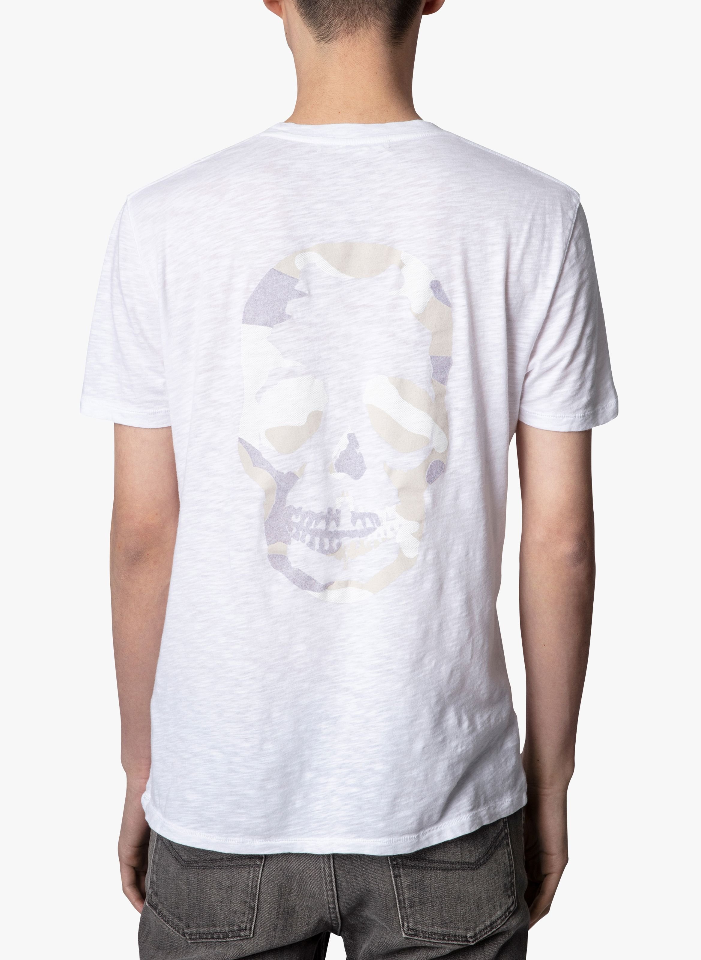 Tee-shirt droit en coton stockholm ZADIG&VOLTAIRE Blanc