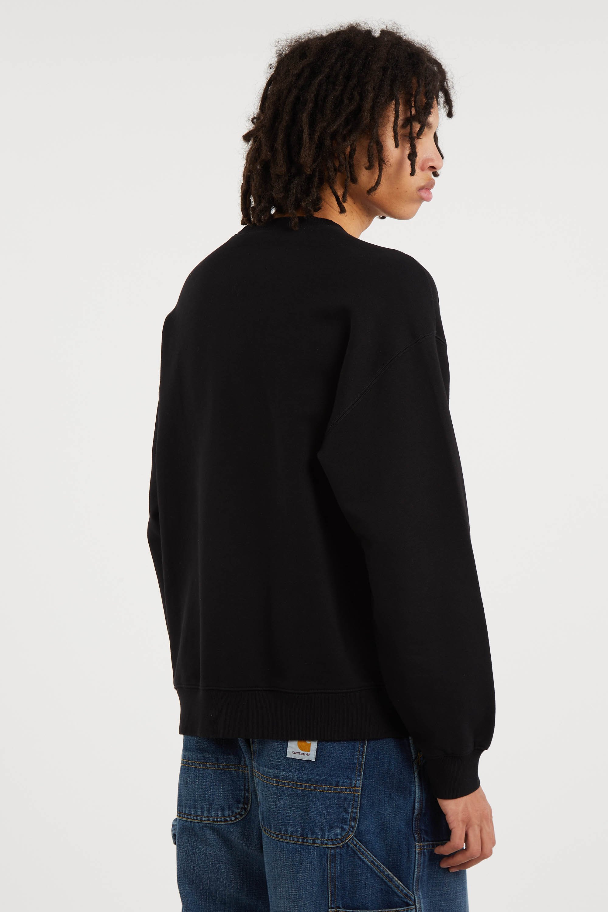 Sweatshirt wip label sweat CARHARTT WIP Noir
