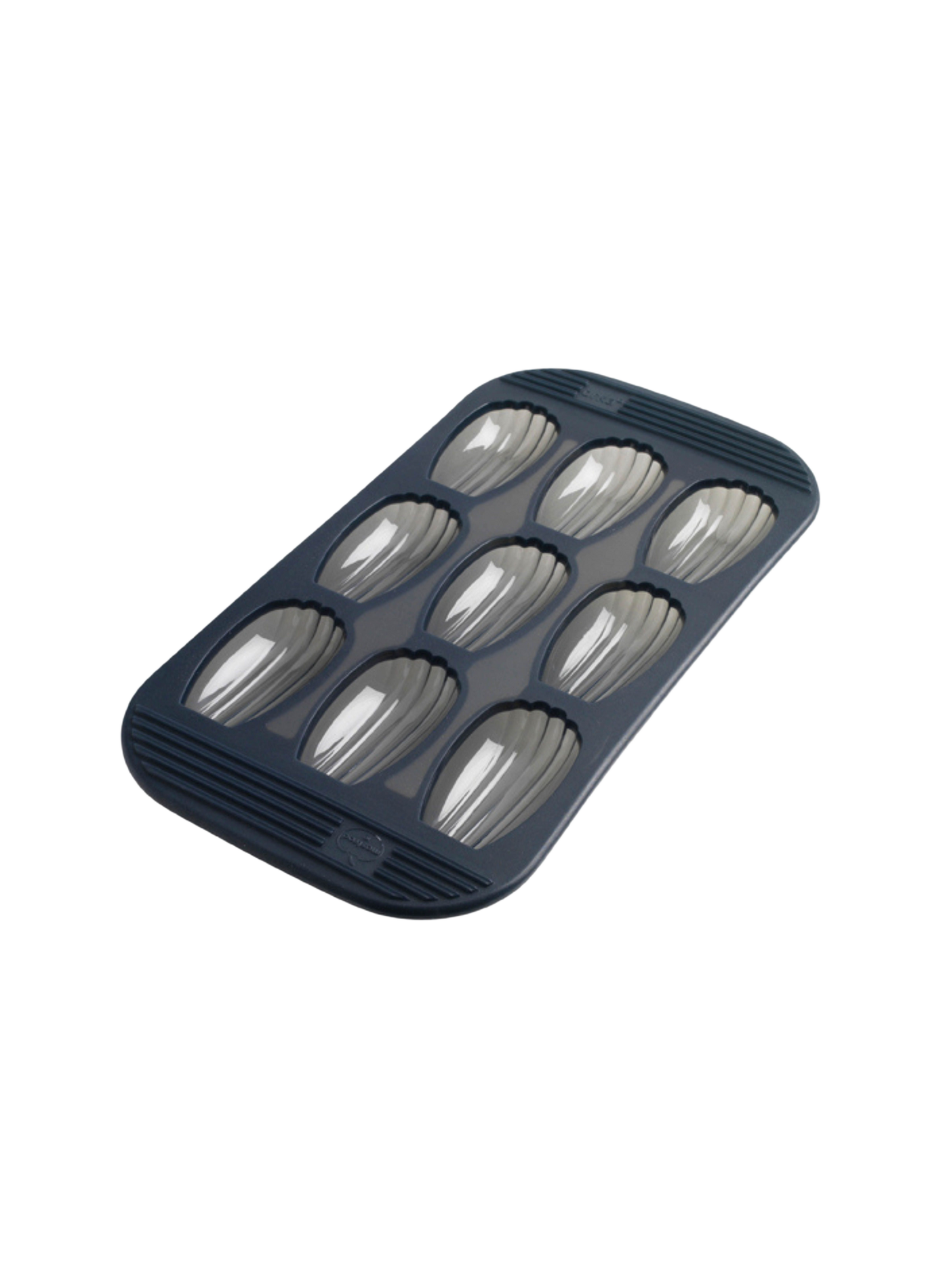Madeleine-Backform mit 9 Vertiefungen MASTRAD Grau