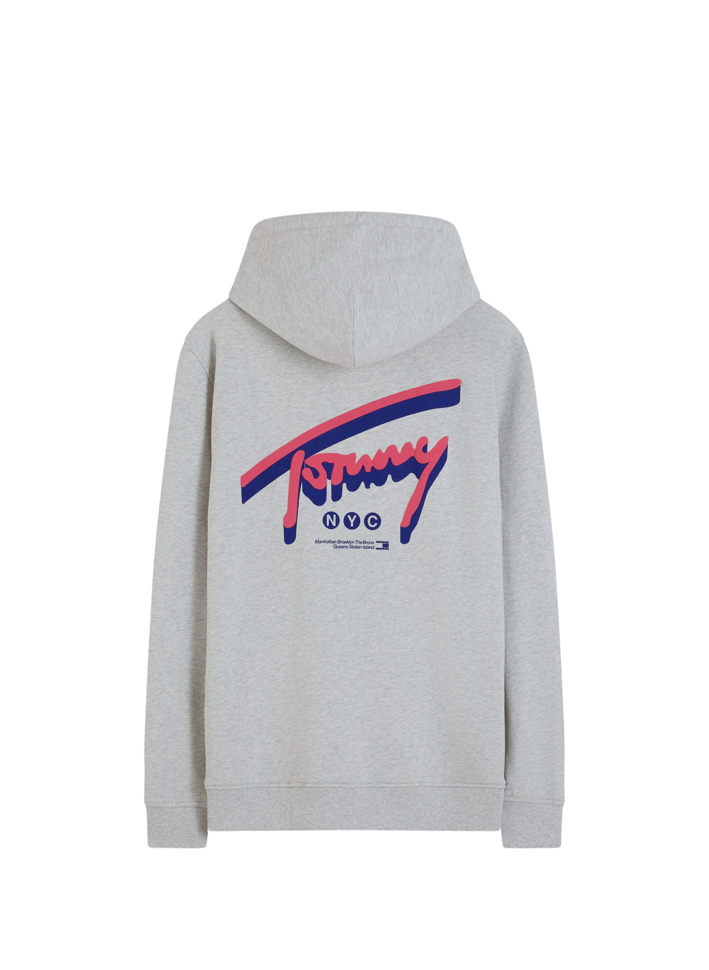 Hooded cotton jacket TOMMY HILFIGER Grey