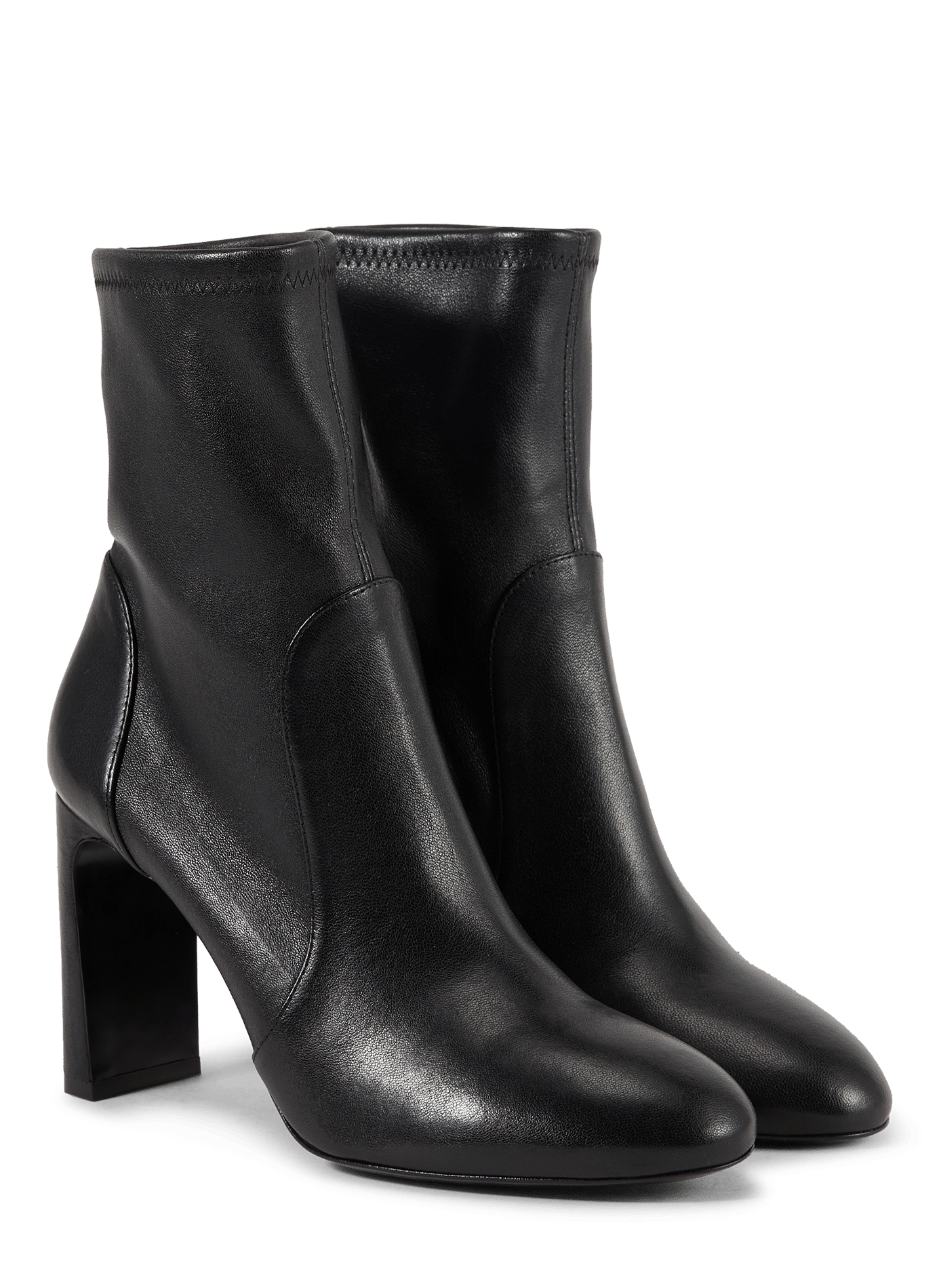 Botines Babette de cuero de oveja STUART WEITZMAN Negro
