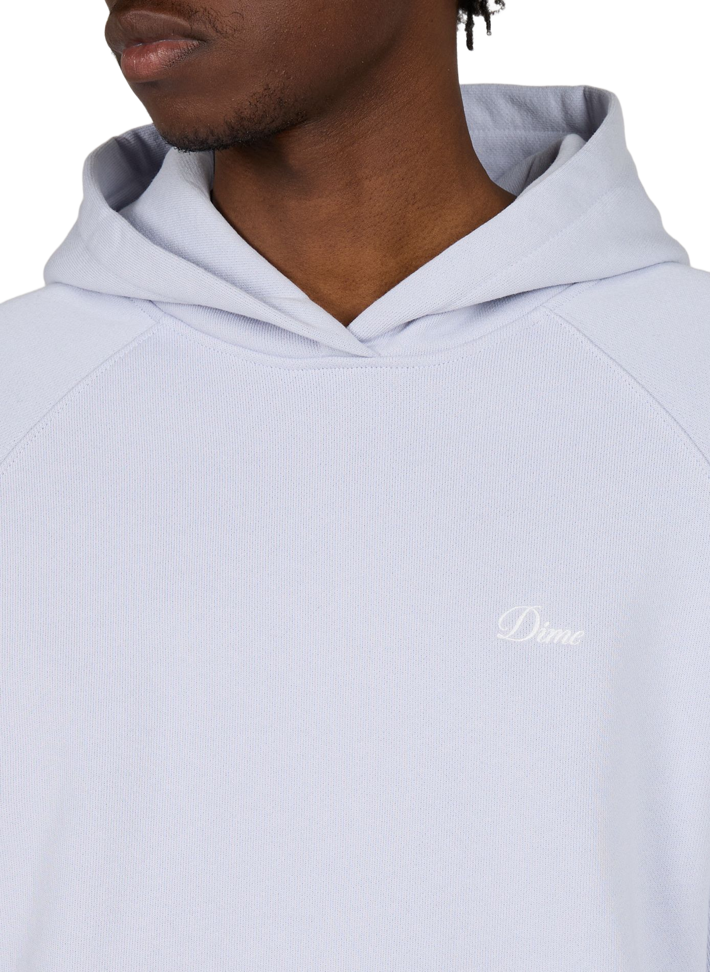 Hooded cotton jacket DIME Purple