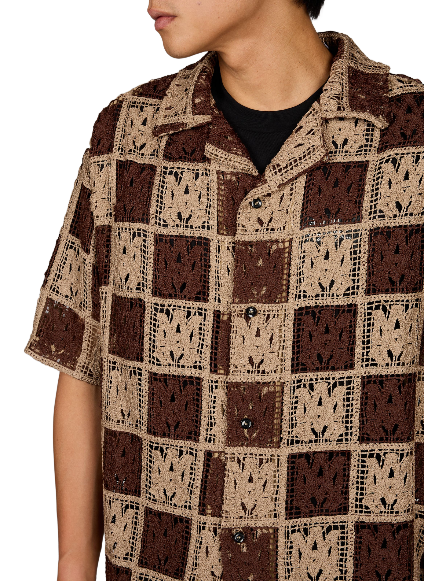 Crochet checkered shirt AMIRI Multicolour