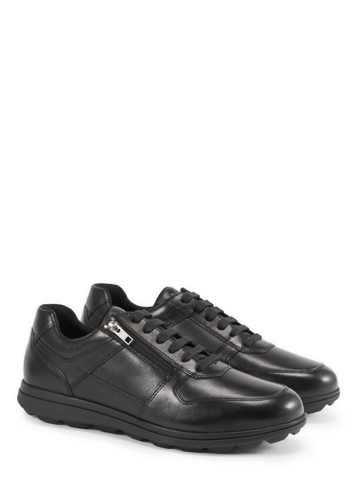 Sneakers basse in pelle GEOX Nero