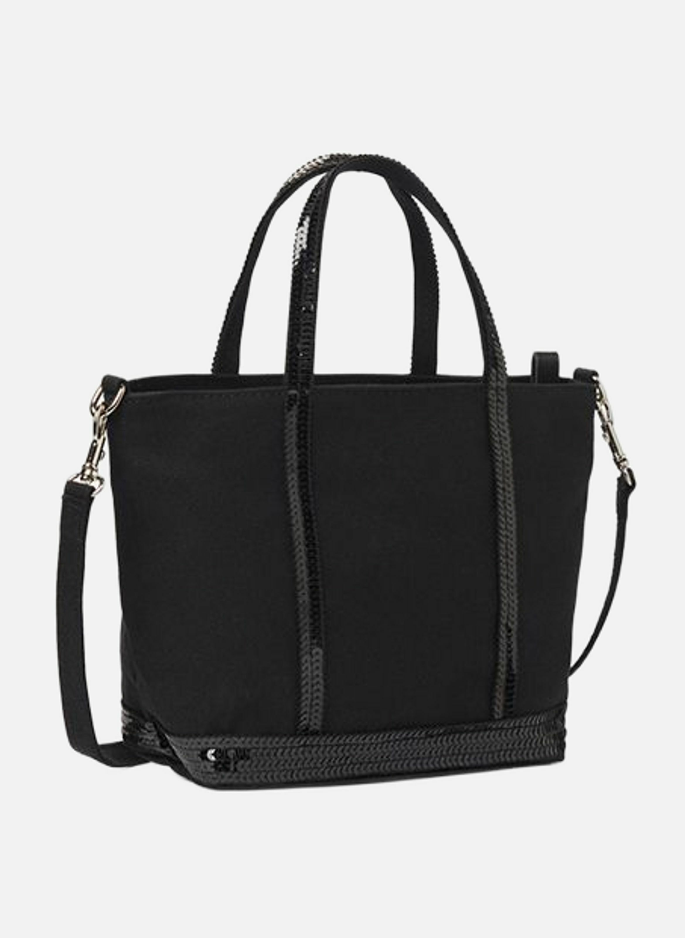 Cabas xs zippé en toile | Noir VANESSA BRUNO Femme