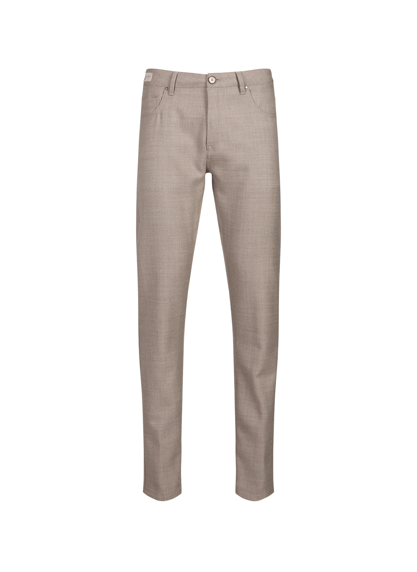Slim-fit virgin wool trousers PAUL & SHARK Blue