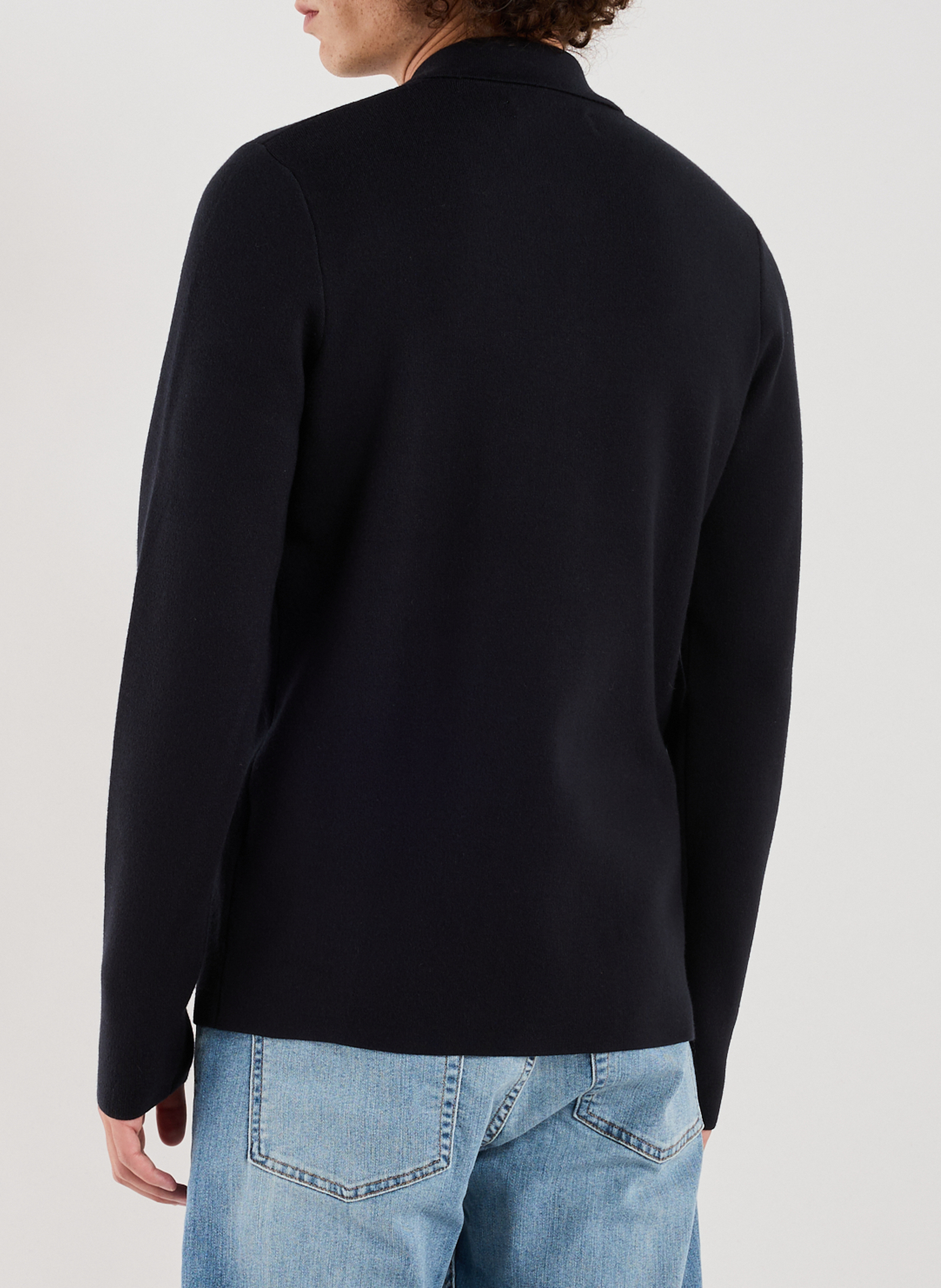 Gerader Polo-Pullover SAMSOE SAMSOE Blau