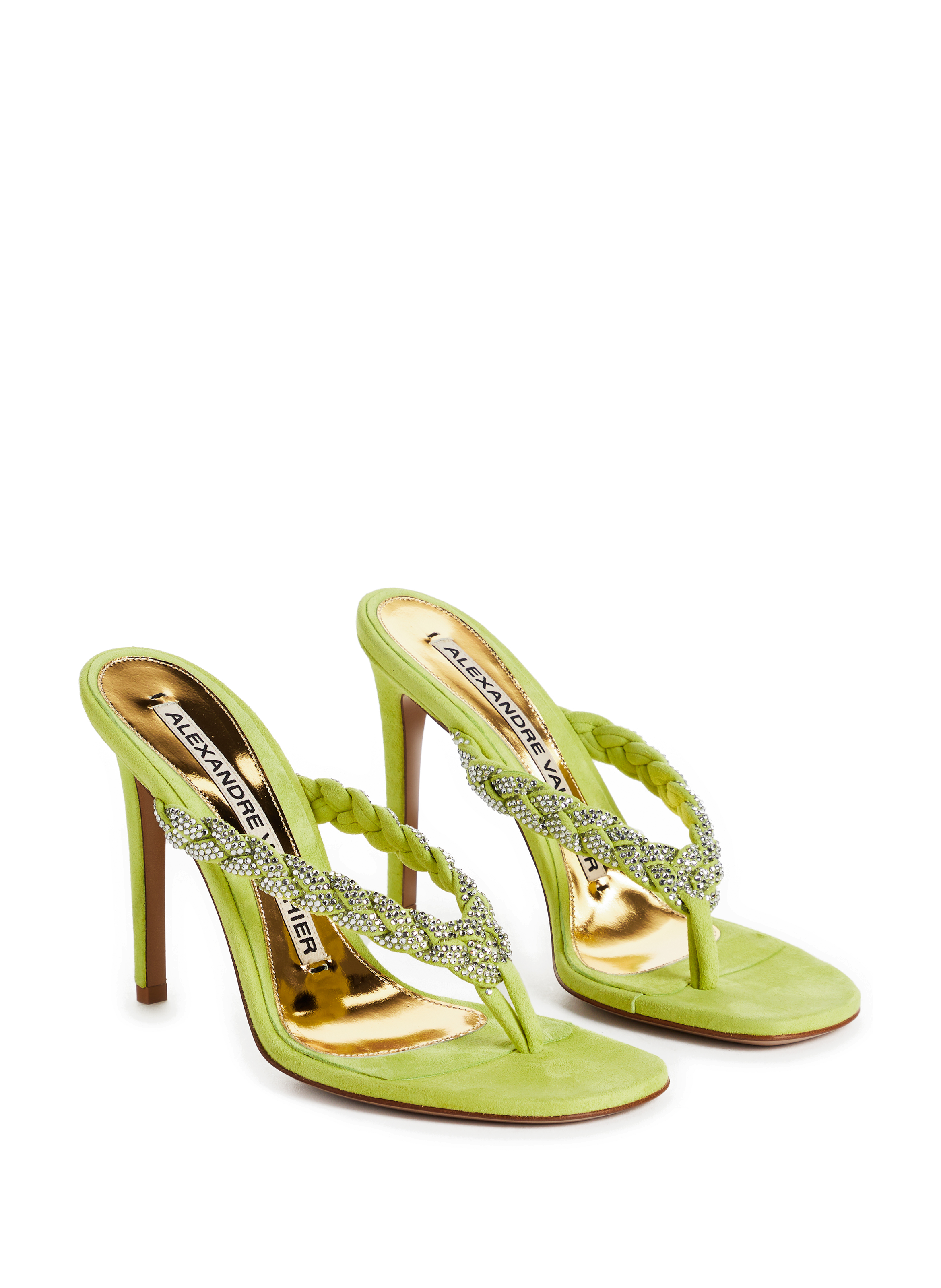 Sandales Jojo à ornements en cristal