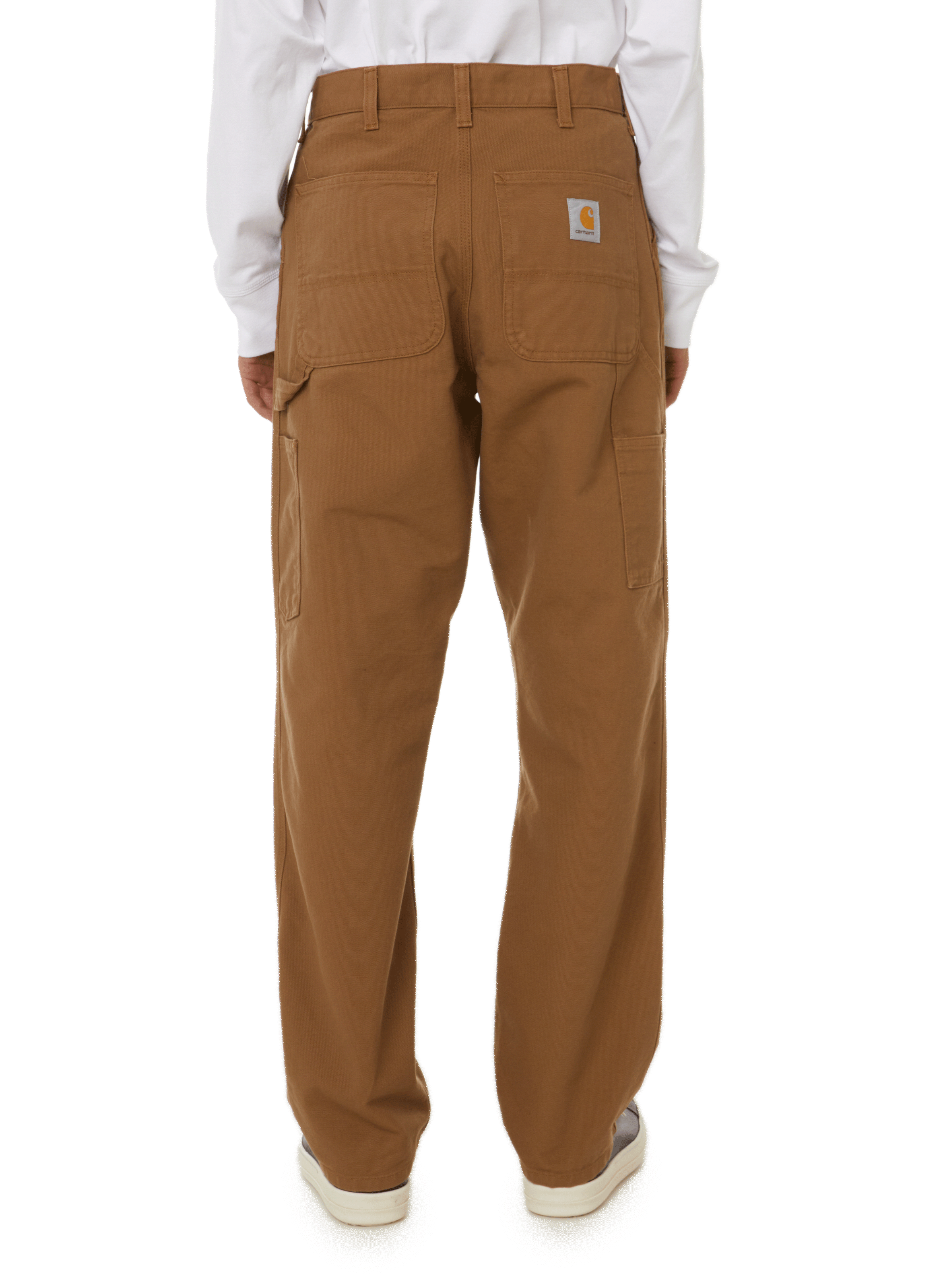 Single Knee cotton trousers CARHARTT WIP Brown