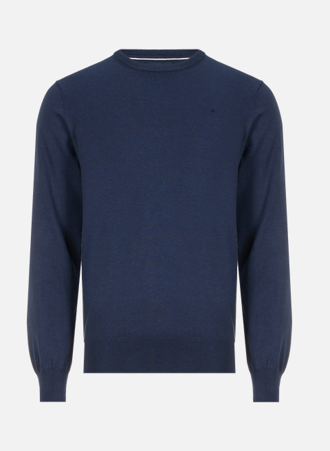 Blue cotton sweaterHACKETT 