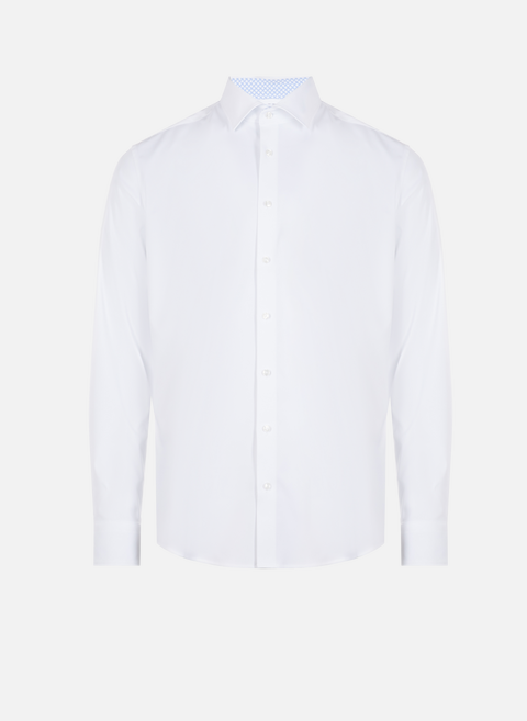 قميص من القطن العادي باللون الأبيضseidensticker 