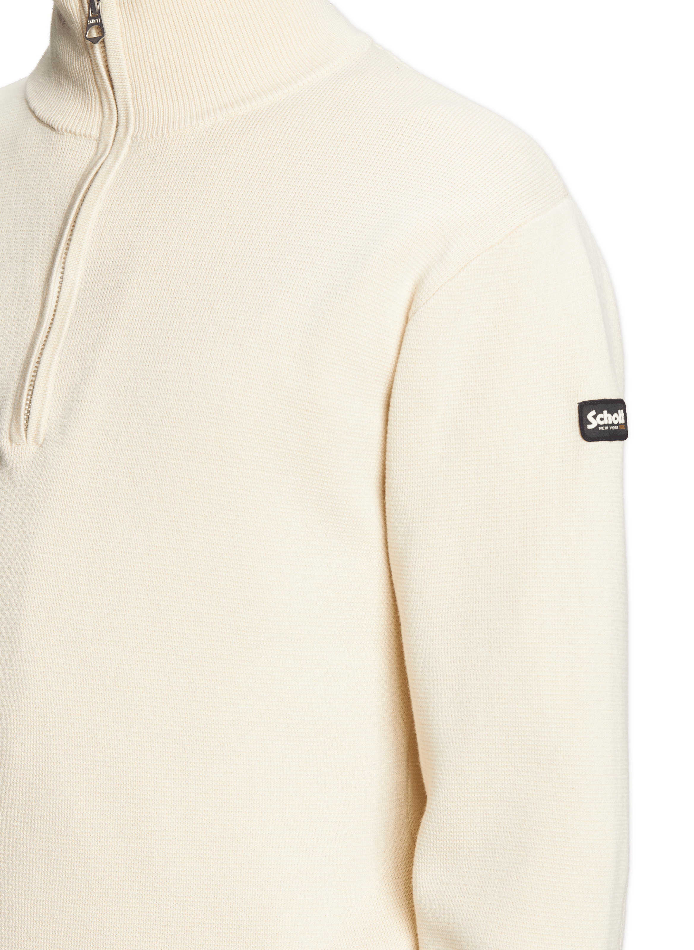 Pull en coton SCHOTT Blanc
