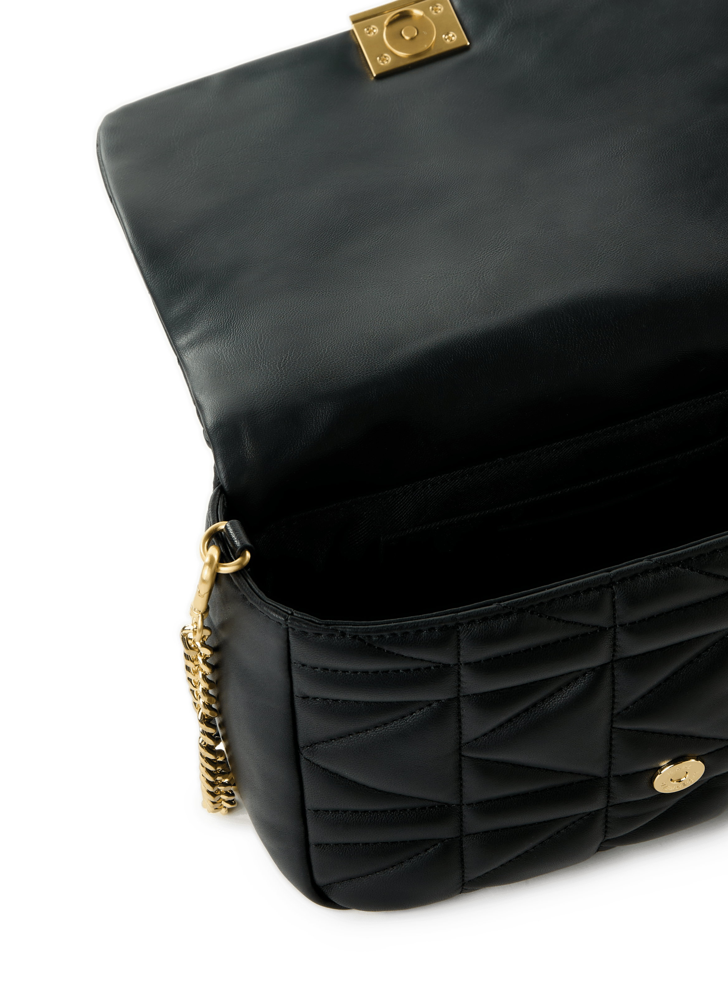 Sac à bandoulière en cuir Noir