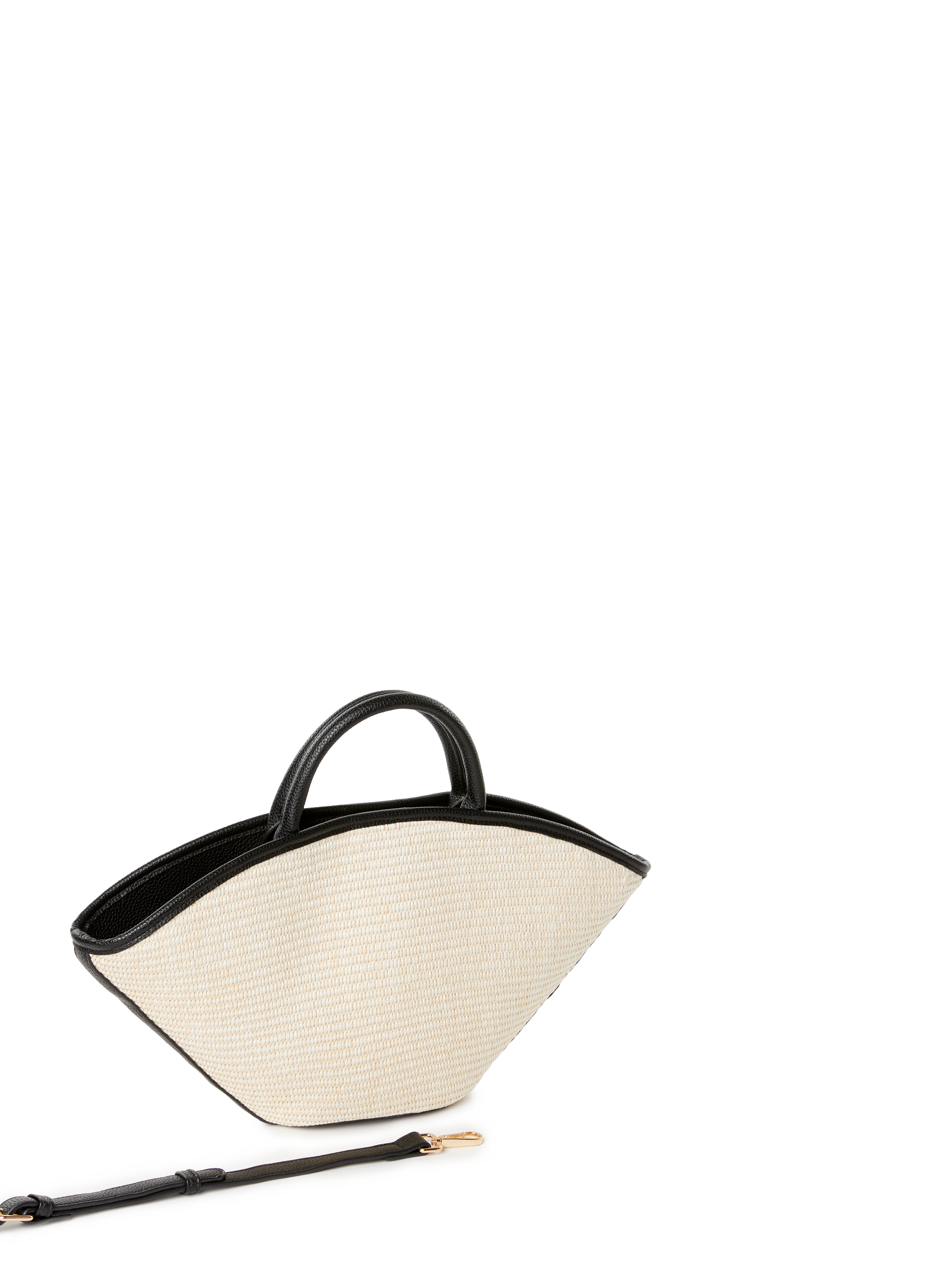Fay S Straw Basket Bag SAISON 1865 Beige