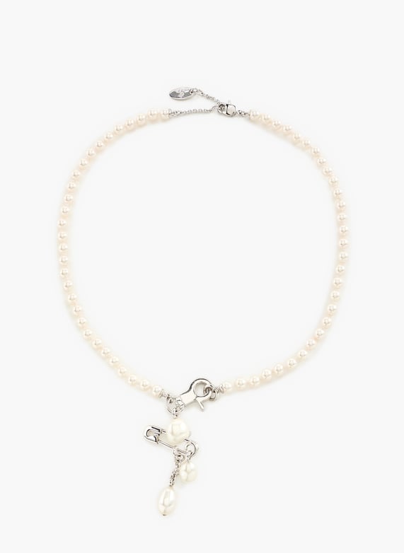 Claude small necklace Silver Vivienne westwood - Men | Printemps.com Claude small necklace Silver Vivienne westwood - Men | Printemps.com