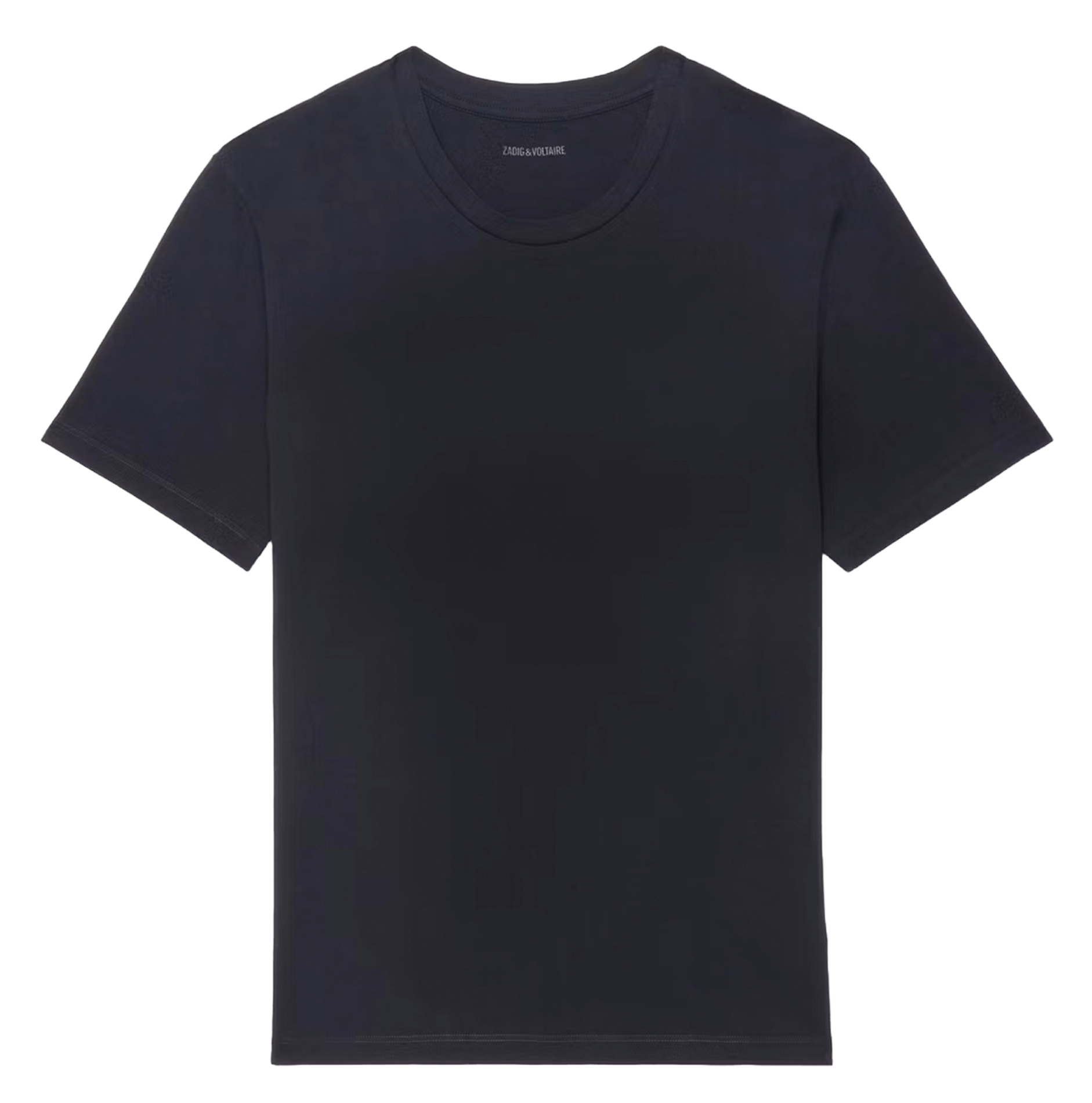 Tee-shirt col rond en coton tommy ZADIG&VOLTAIRE Noir