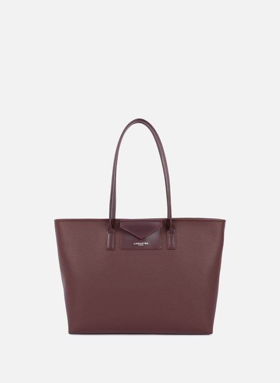Tote bag - Maya Double KBA Red by LANCASTER LANCASTER Tote bag - Maya Double KBA Red