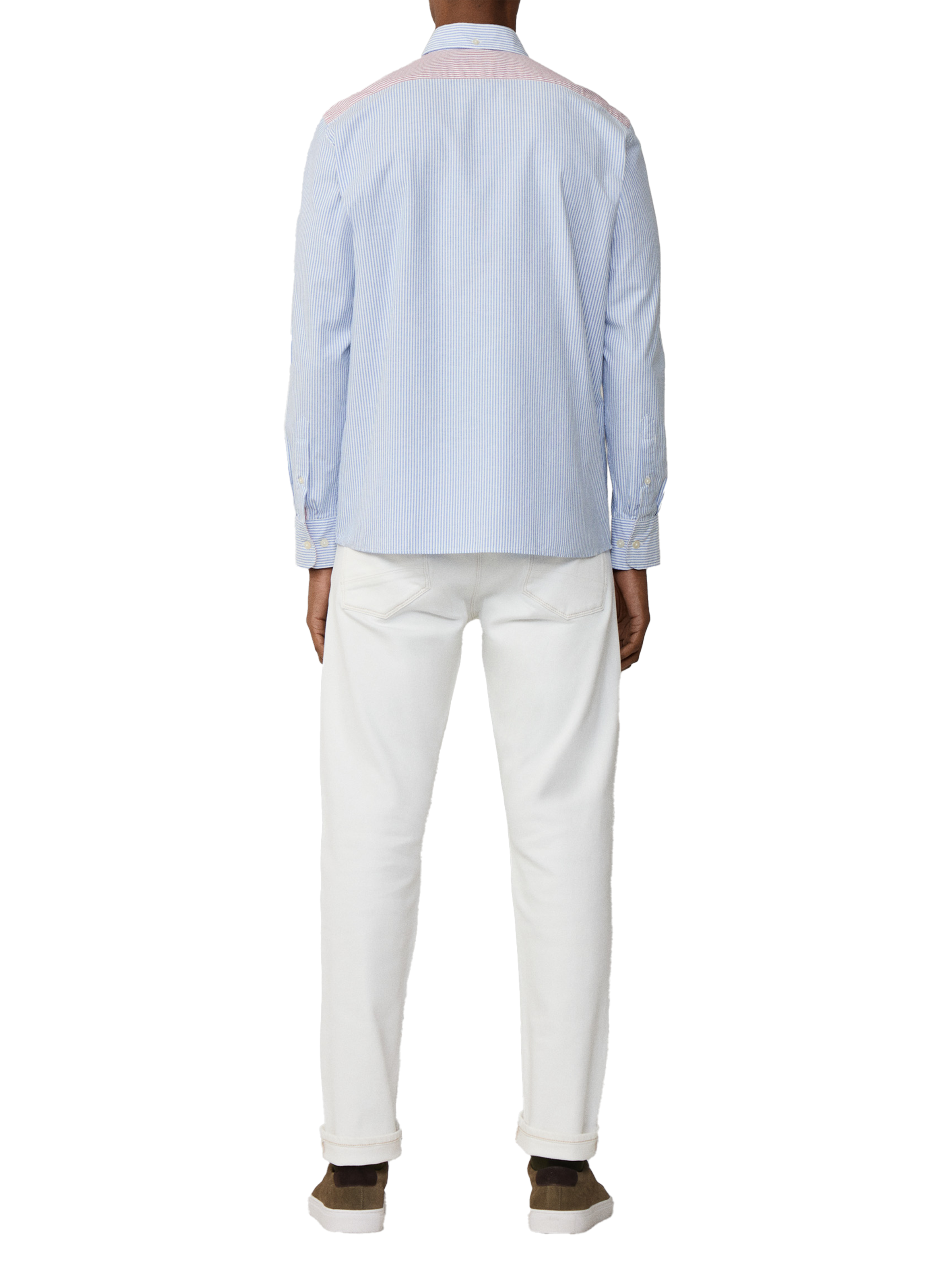 Chemise à rayures FACONNABLE Rouge