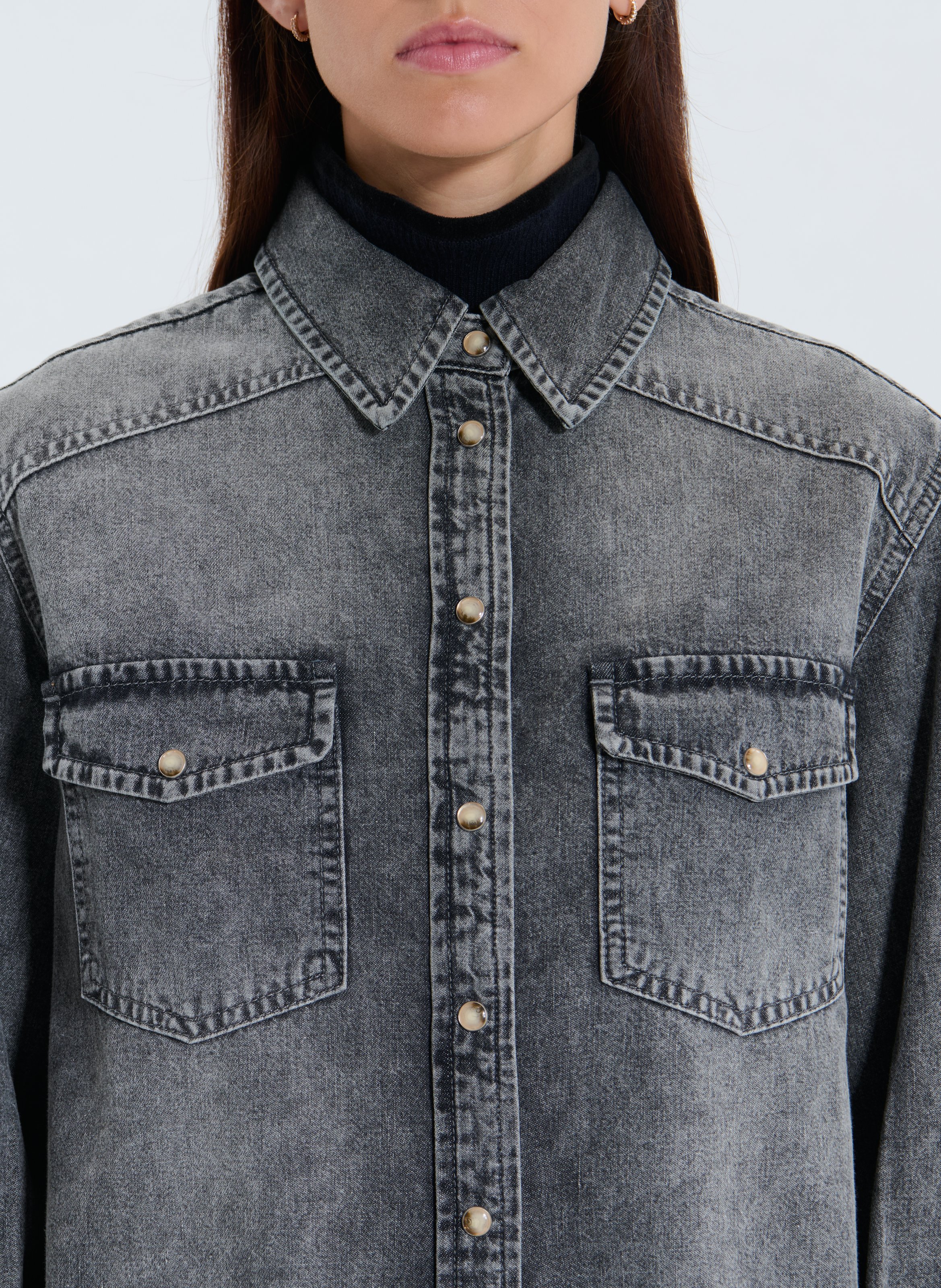 Chemise  charlotte Noir