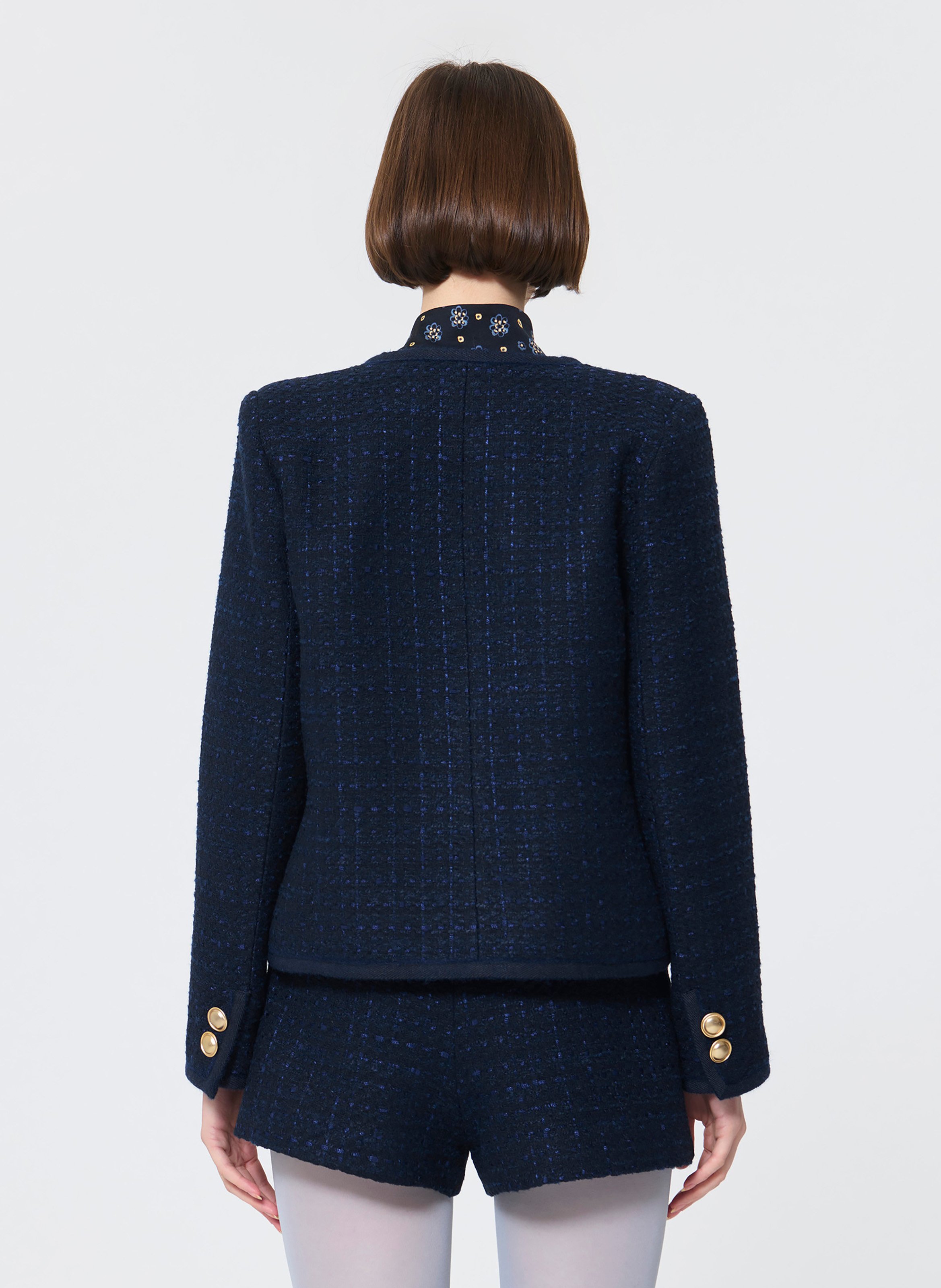 Veste velvet TARA JARMON Bleu