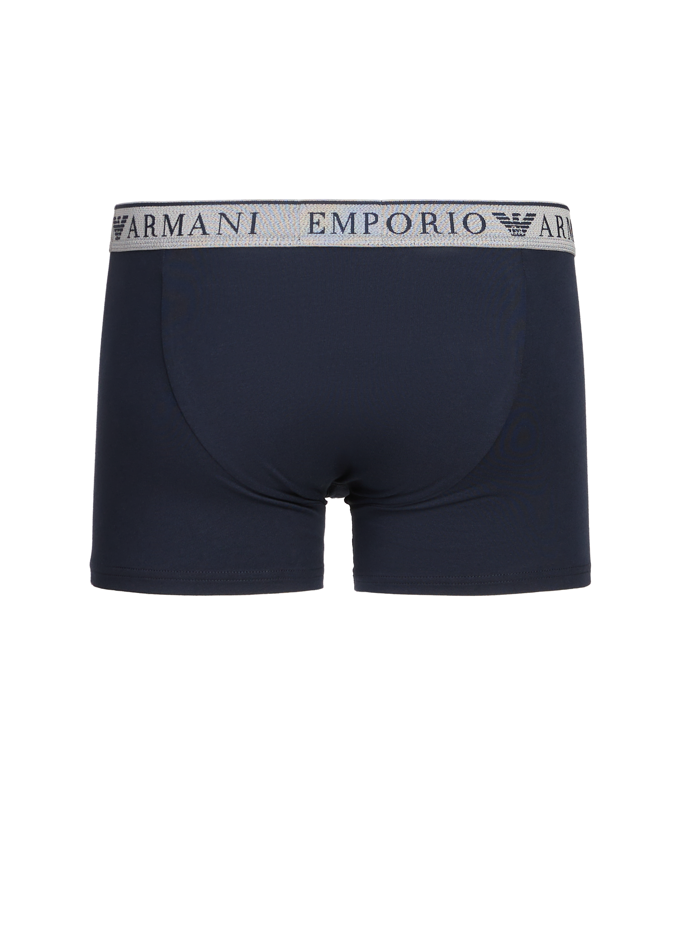 Lot de deux boxers en coton mélangé Multicolore