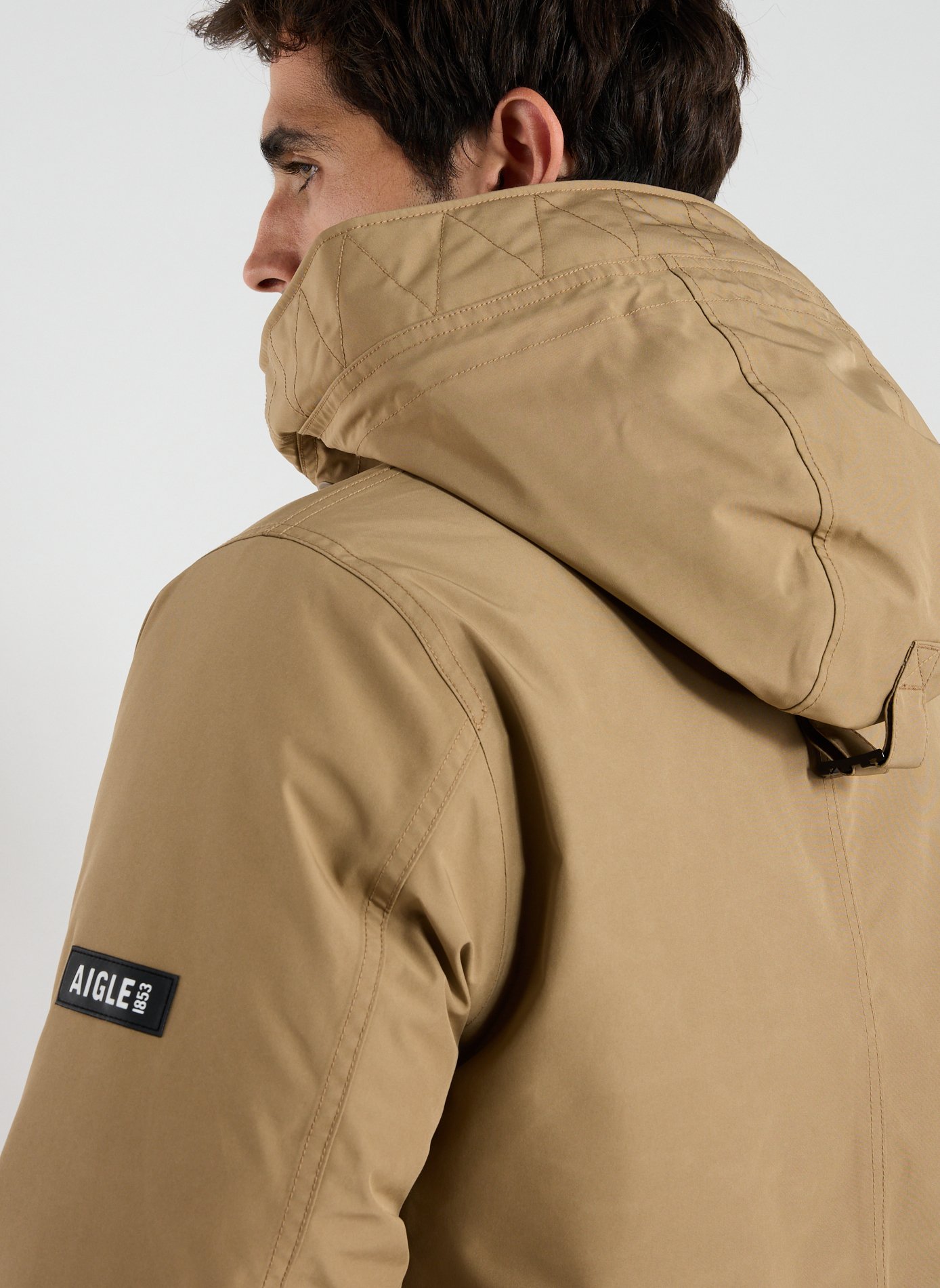 Parka Fishtail Gore-tex matelassée  AIGLE Marron