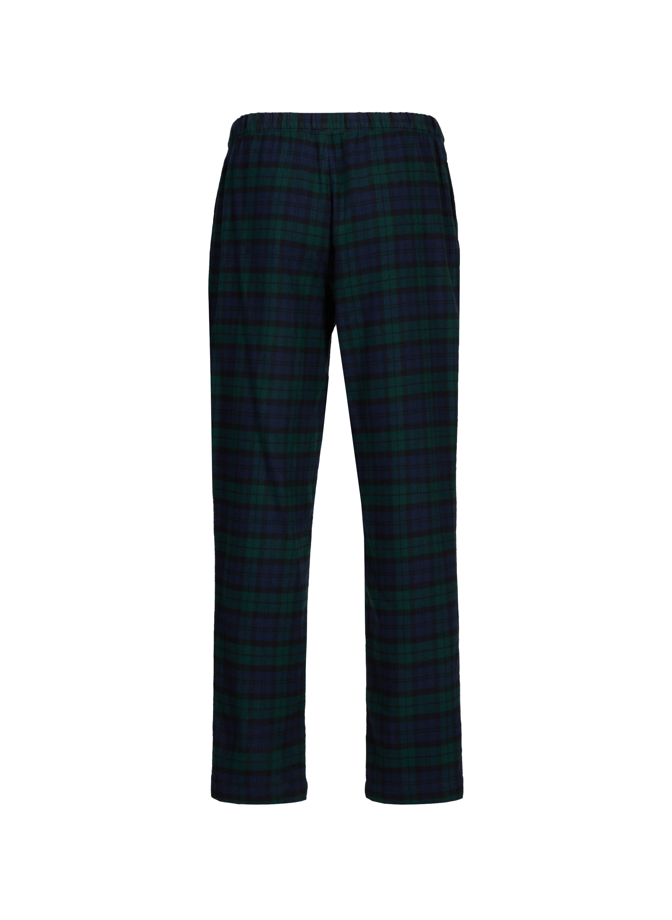 Checked cotton pajama set LACOSTE Green