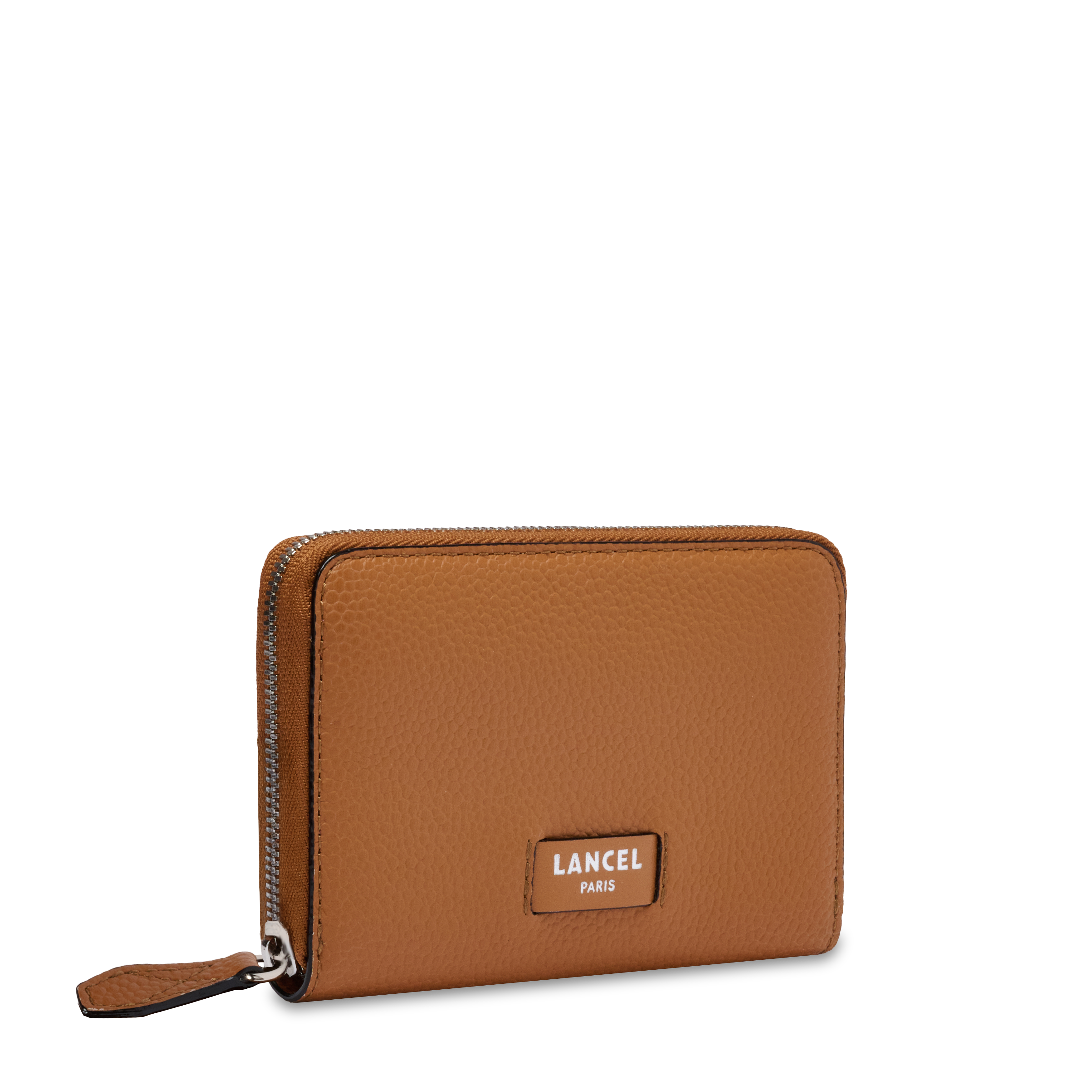 Portefeuille zippé ninon de lancel en cuir LANCEL Marron