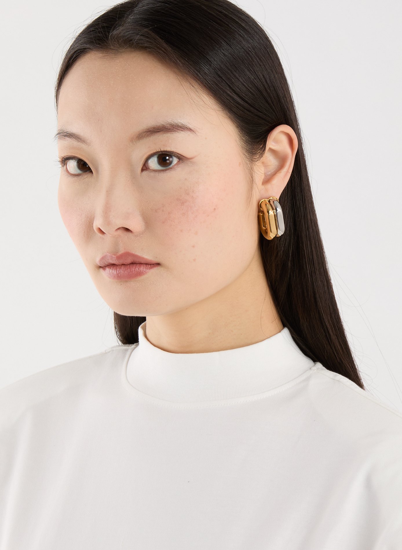 Brass clip-on Earrings RABANNE Multicolour