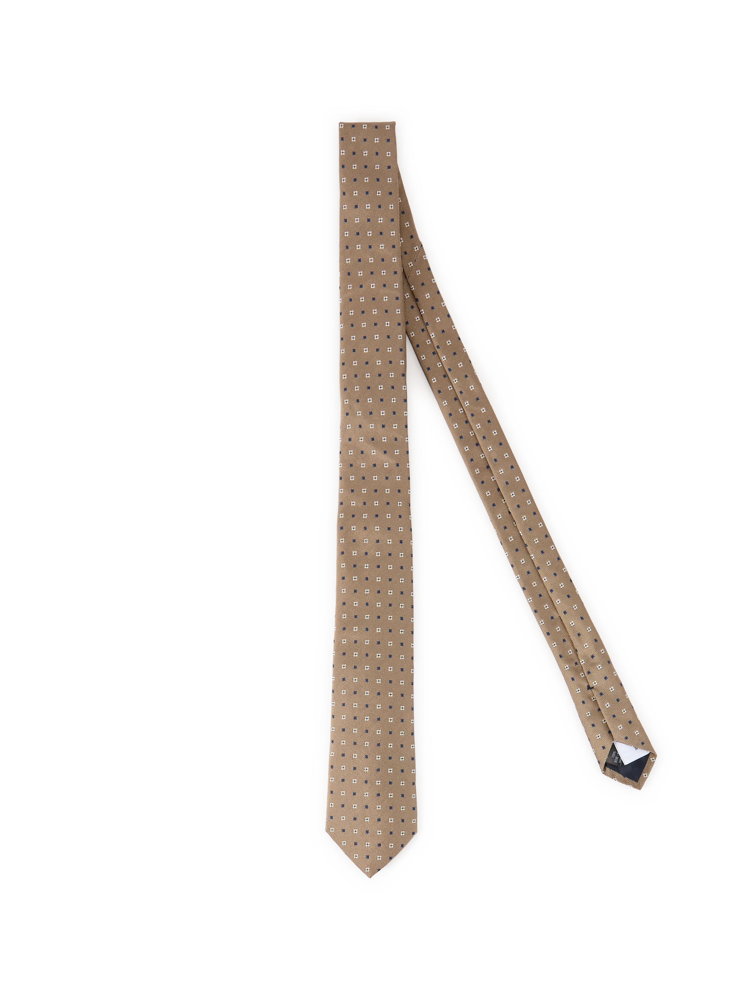 Cravate motif fleuri en soie AU PRINTEMPS PARIS Multicolore