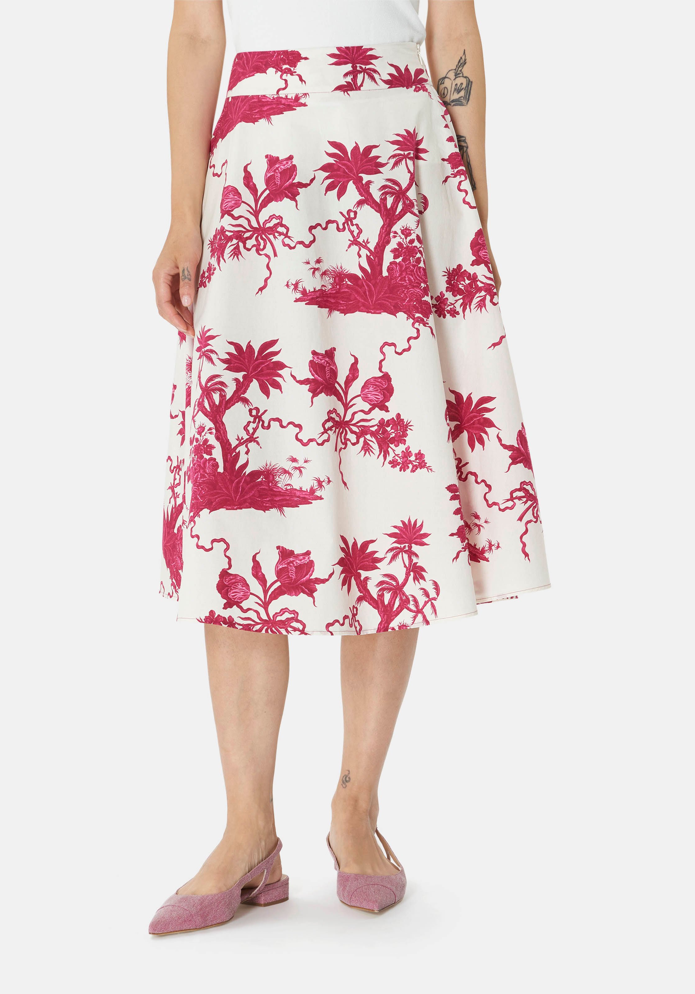 Jupe jeannette TARA JARMON Blanc