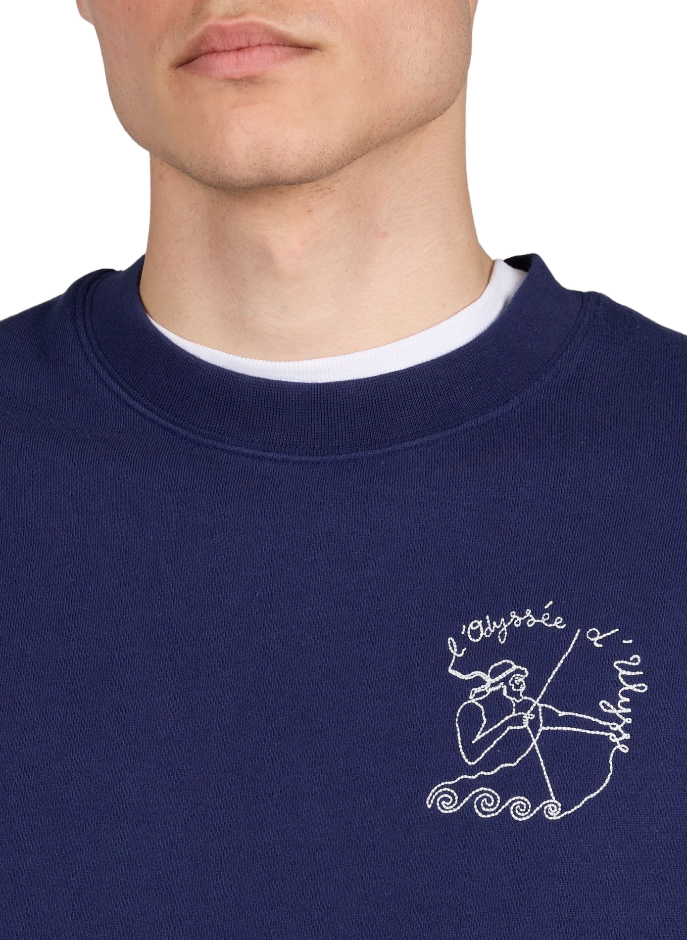 Sweatshirt Ledru Ulysse en coton organique MAISON LABICHE Bleu