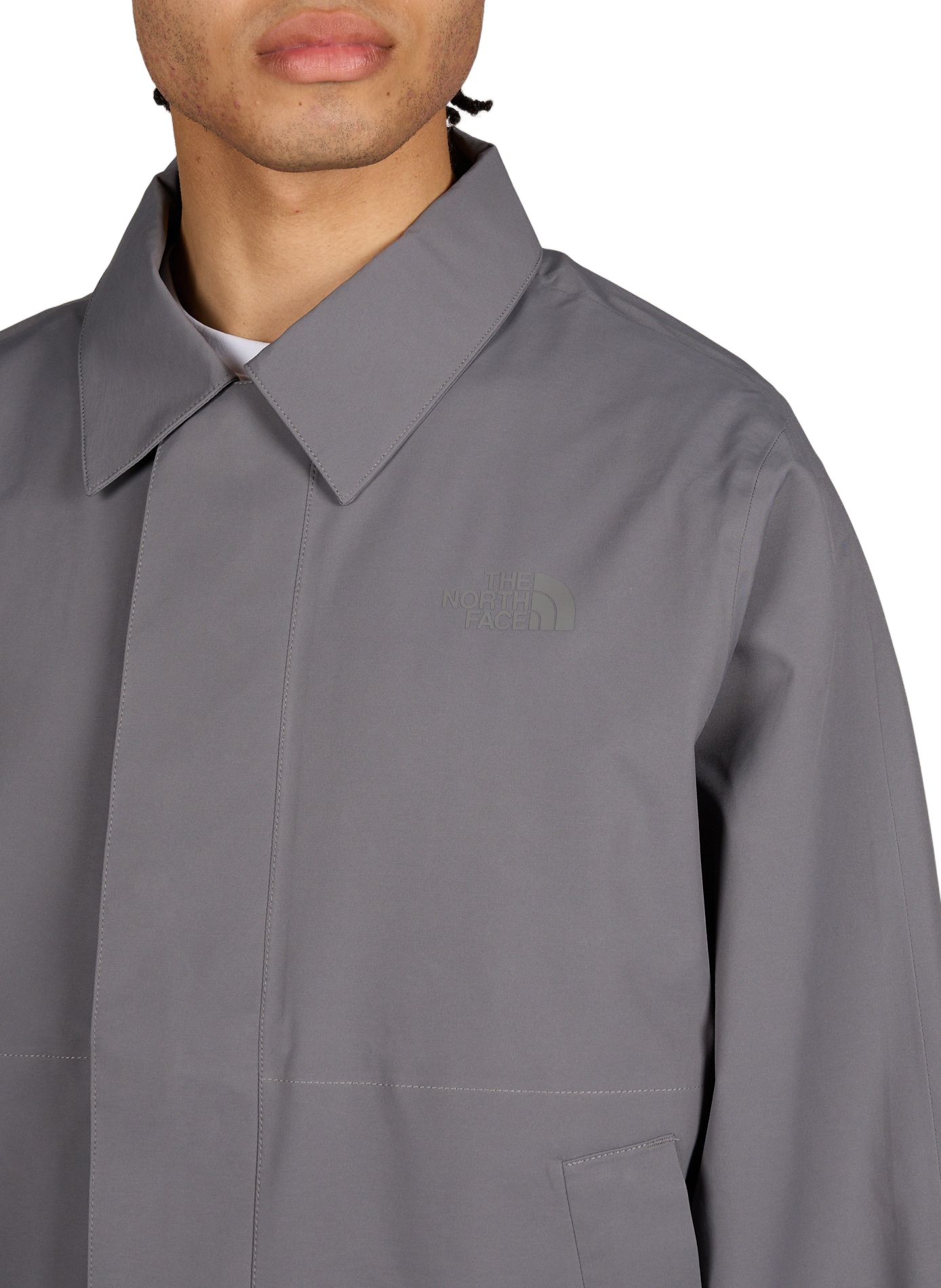 Jacket with classic collar and removable inner vest THE NORTH FACE Grey