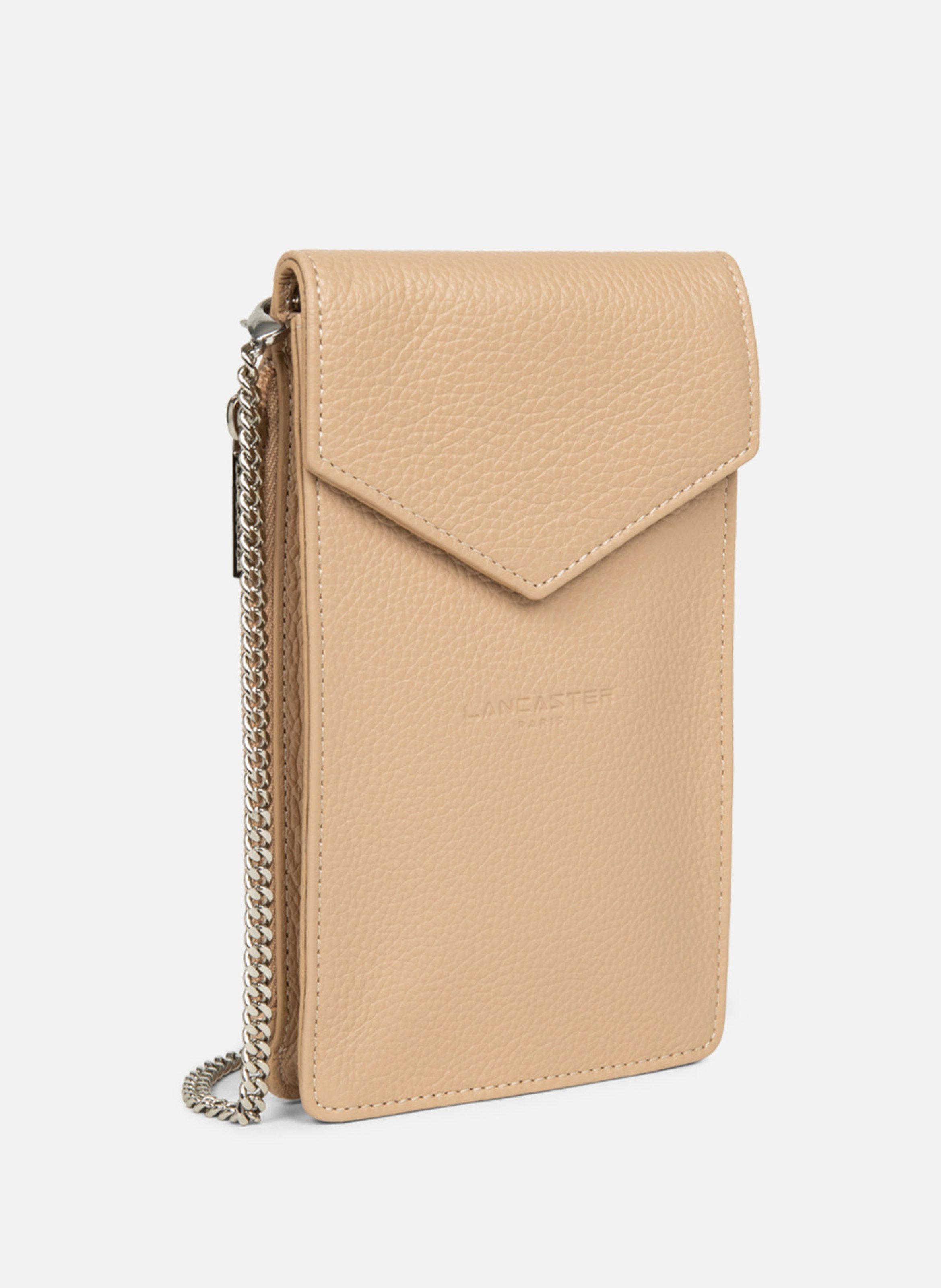 Pochette smartphone - foulonné pm LANCASTER Beige