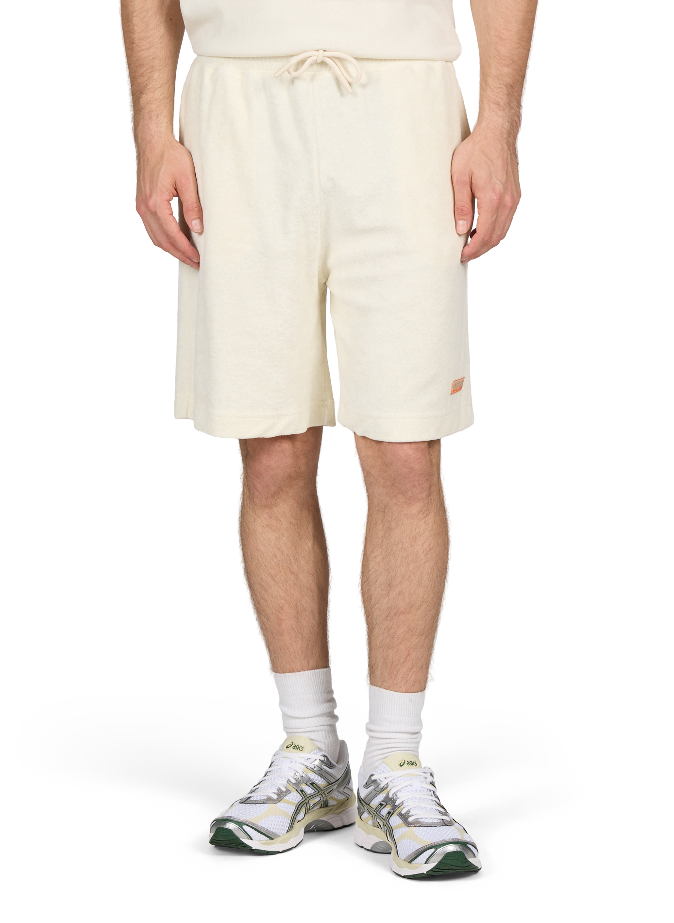 Short in blended cotton sponge GERTRUDE ET GASTON Beige