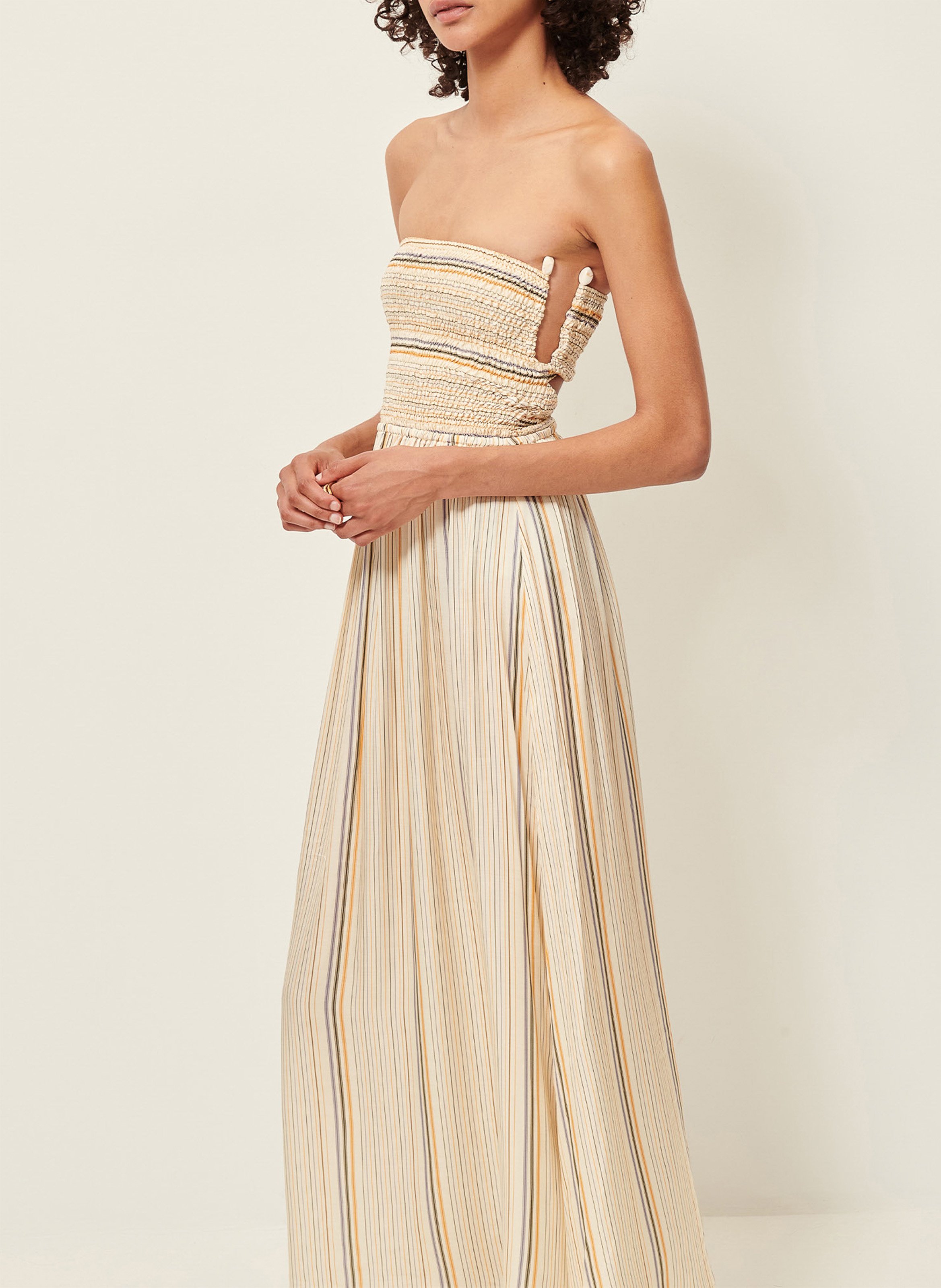 Robe longue bustier milisole SESSUN Multicolore