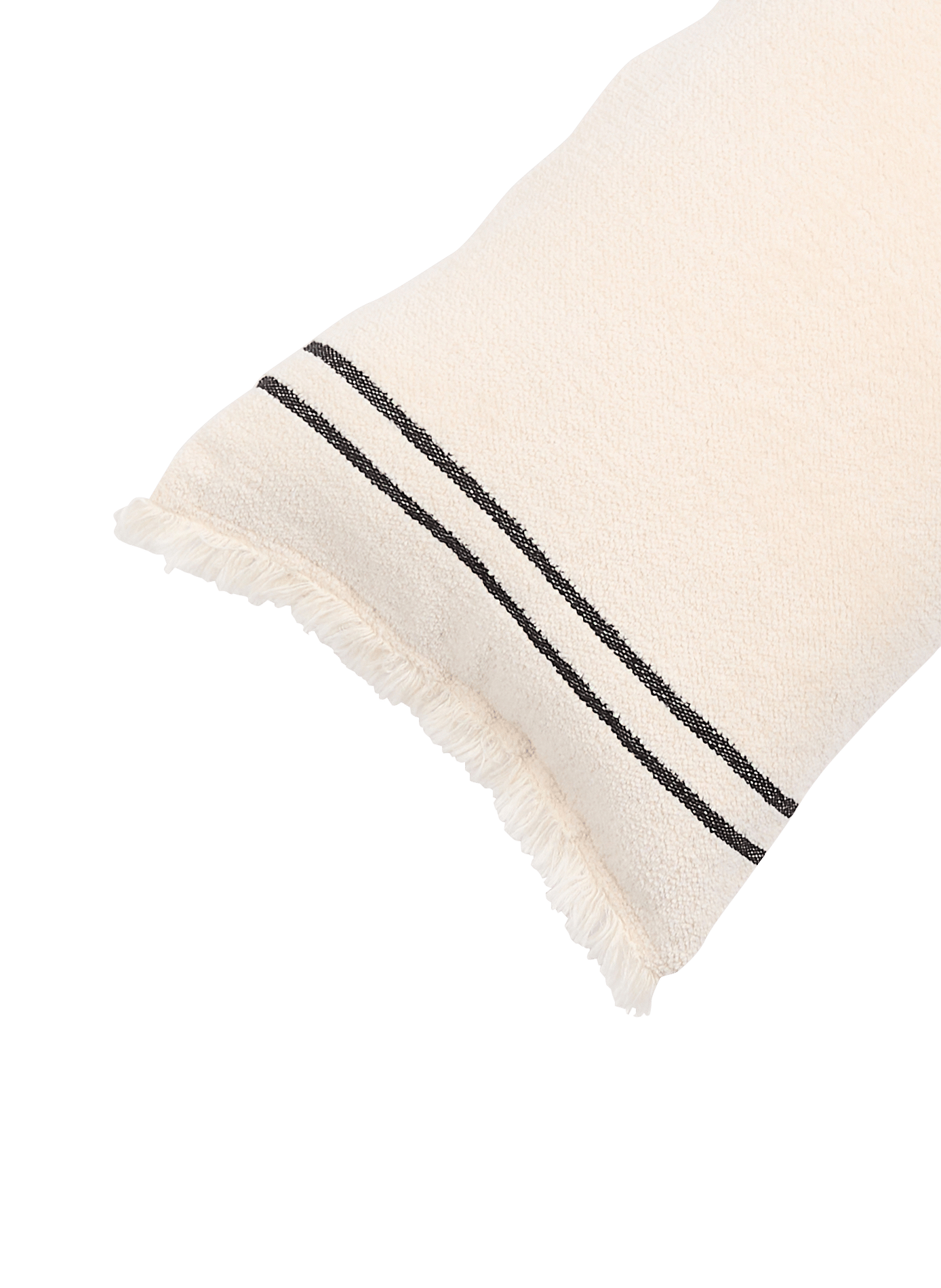 Housse de coussin en coton AU PRINTEMPS PARIS Beige